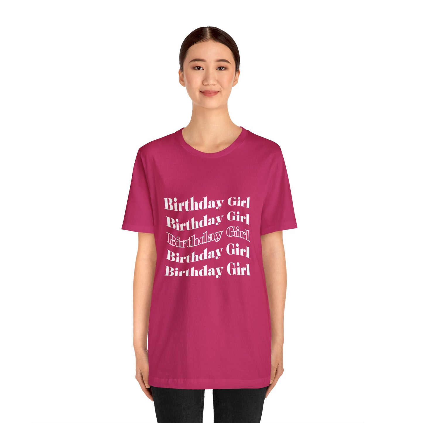 Birthday girl shirt gift for her best friend gift wavy shirt birthday party attire month funny T-shirt birthday gift Christmas gift for him