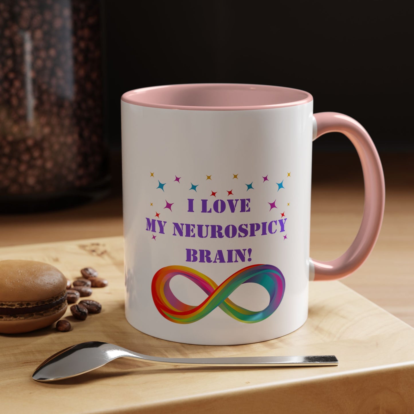 Neurospicy mug Morning affirmation mug I love my neurospicy mug  NeuroDivergent mug spectrum gift Christmas gift for her gift for him bestie