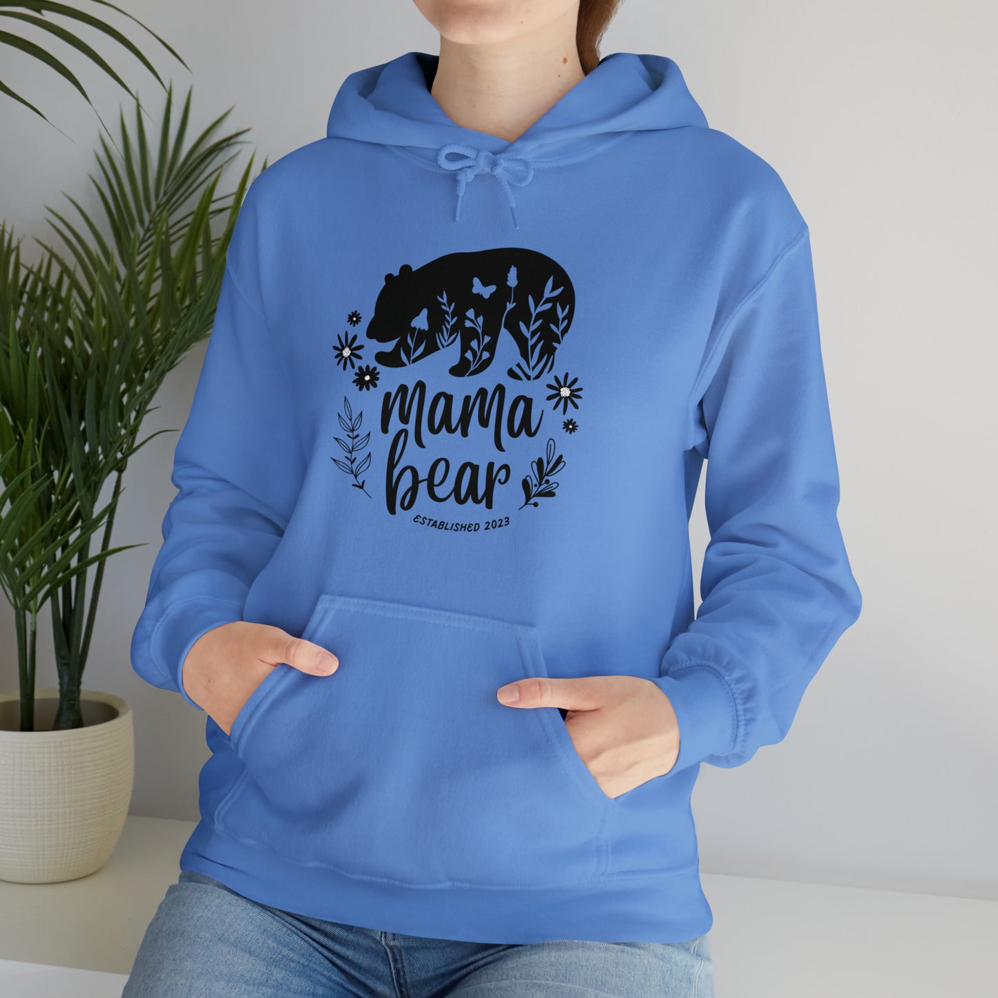 Mama Bear Hoodie, personalized Gift for Mom, mama Hoodie, gift for Mom clothes, gym shirt, Birthday gift for her,Galantine gift for her