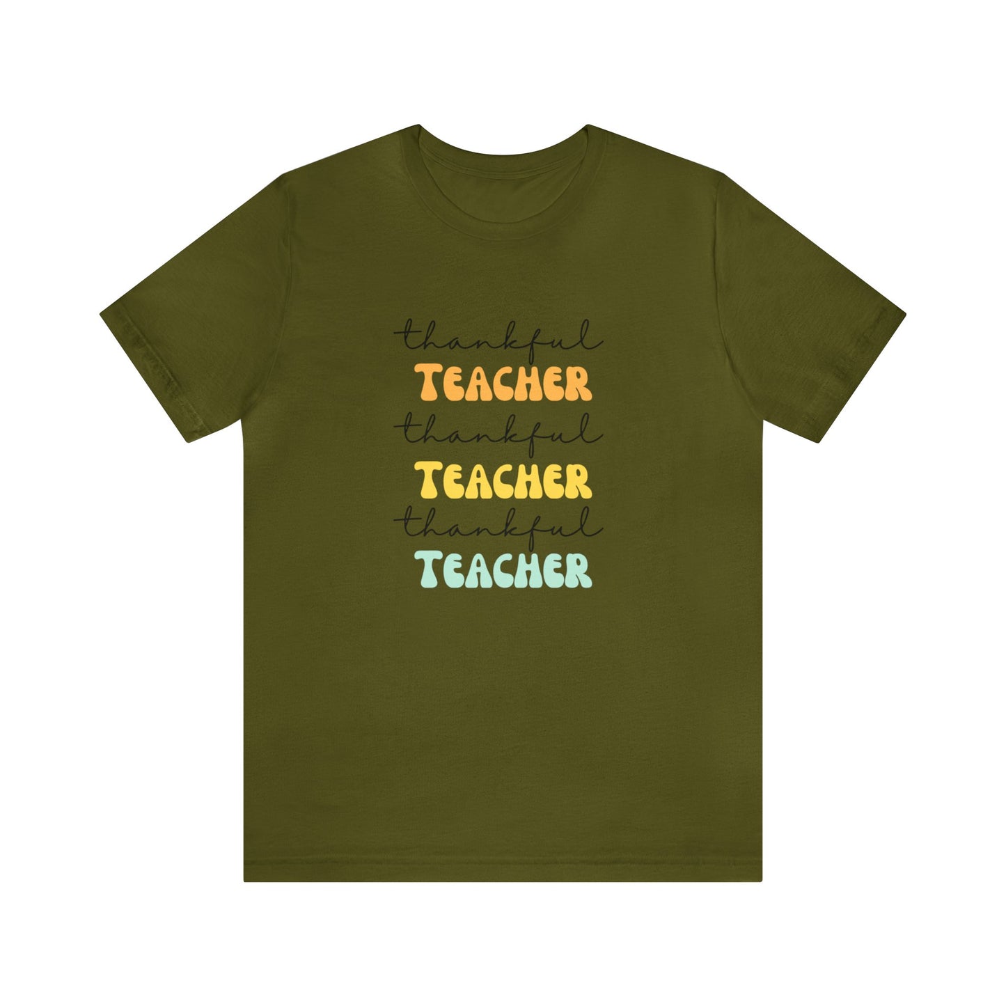 Thankful teacher shirt tiny humans teacher appreciation gift Thanksgiving shirt gift for her gift for him Unisex Tee Christmas gift