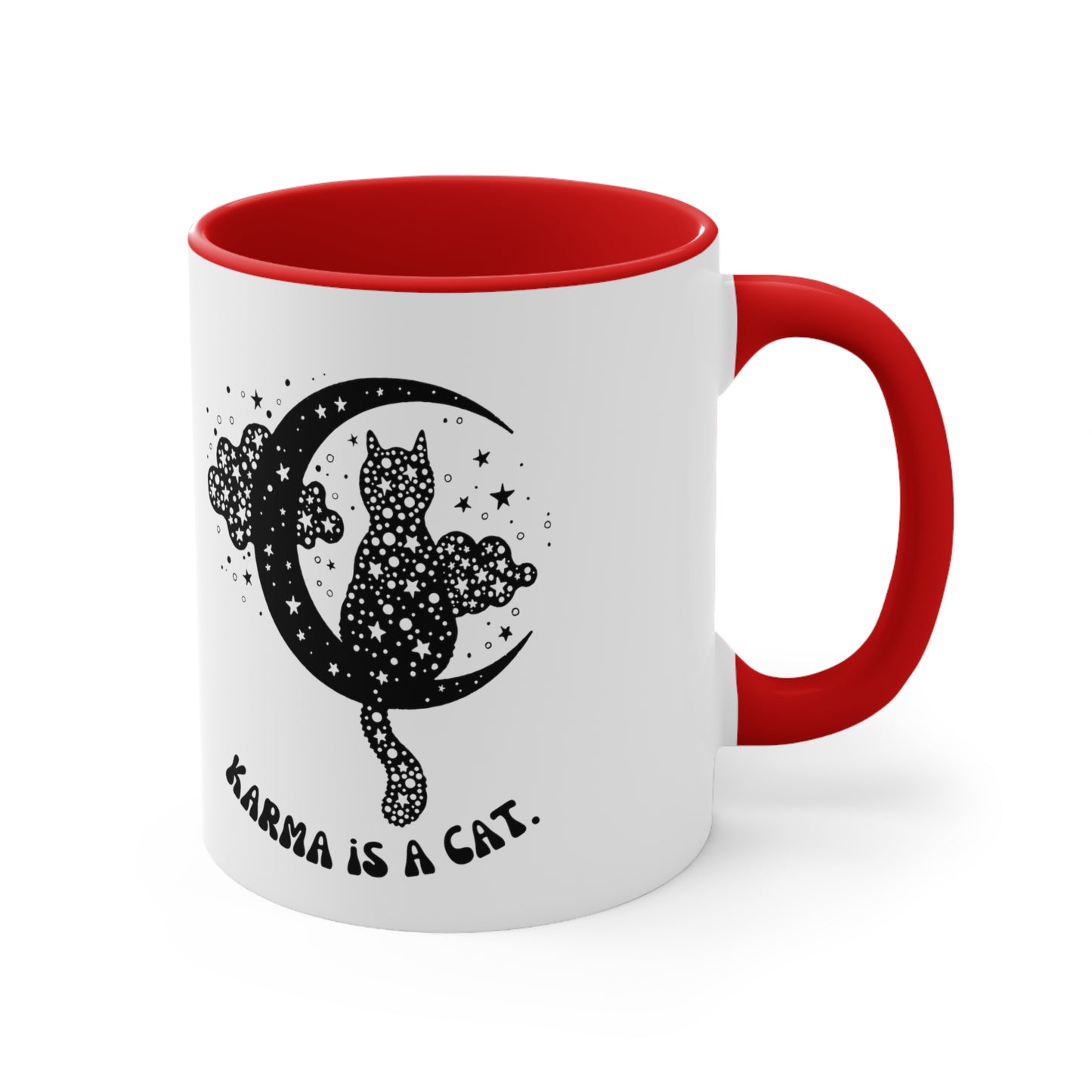 Karma is a cat mug best friend gift for her gift for him Birthday gift coffee mug tea gift for cat lover bestie valentinesday gift Christmas