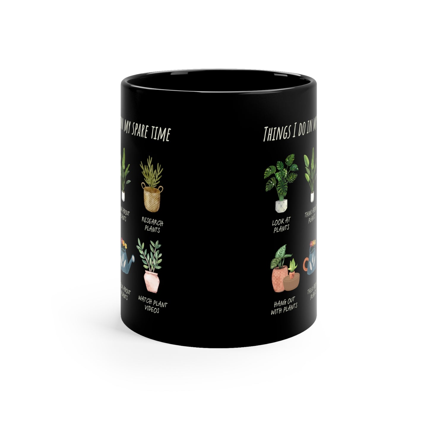 Plant lover gift funny plantMom gift Plantdaddy gift for her gift for him christmas gift 11oz Black Mug