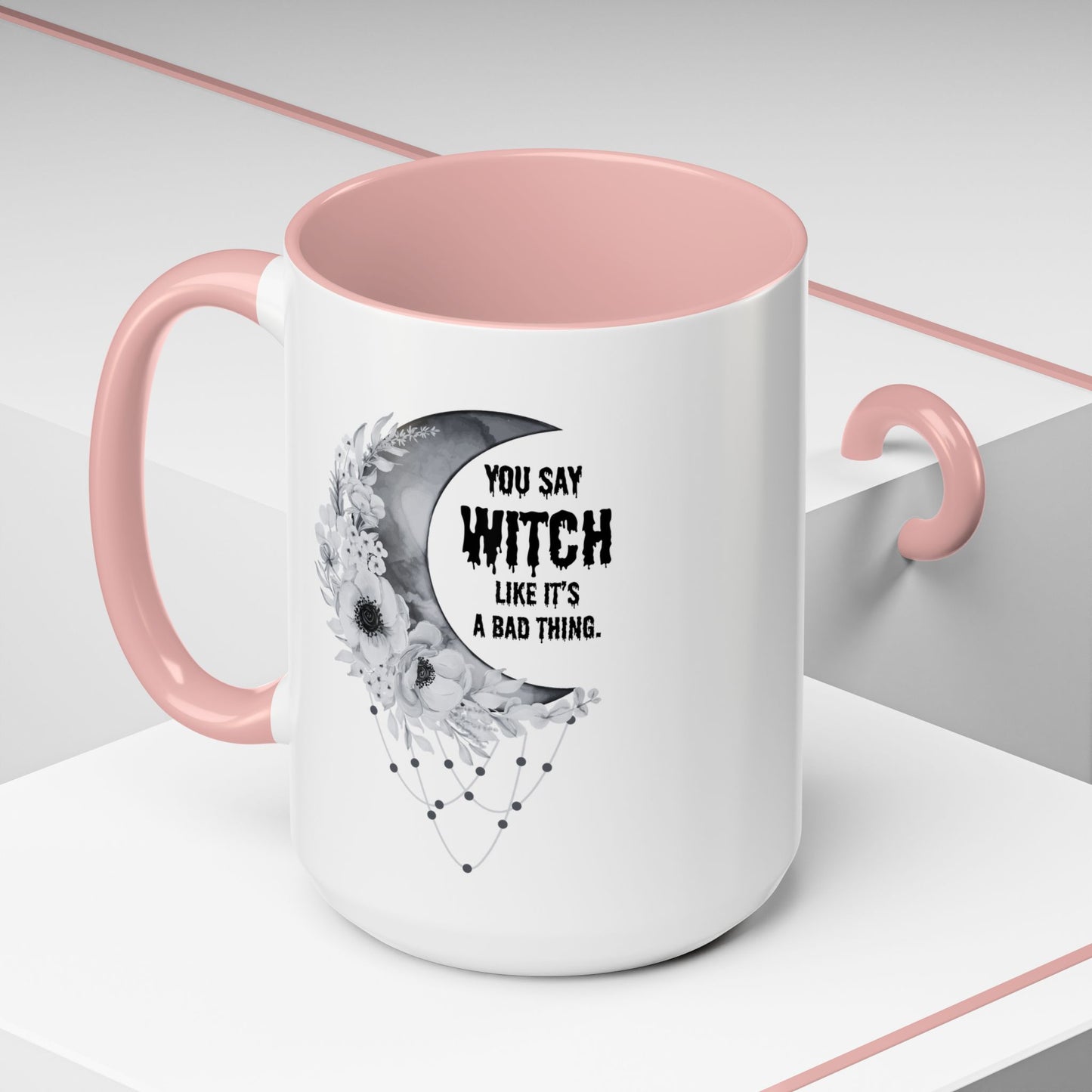 Witch mug Halloween mug Spooky things mug office funny gift best friend gift Christmas word fuck sarcastic humour gift Coffee Mug(11, 15oz)