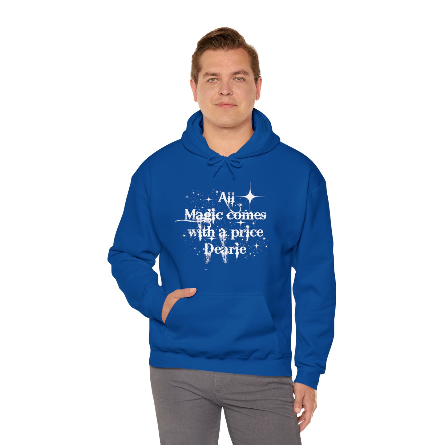 All magic comes with a price Dearie hoodie,OUAT Fan gift, Rumpelstiltskin gift for her, Christmas gift, Unisex Heavy Blend Hooded Sweatshirt