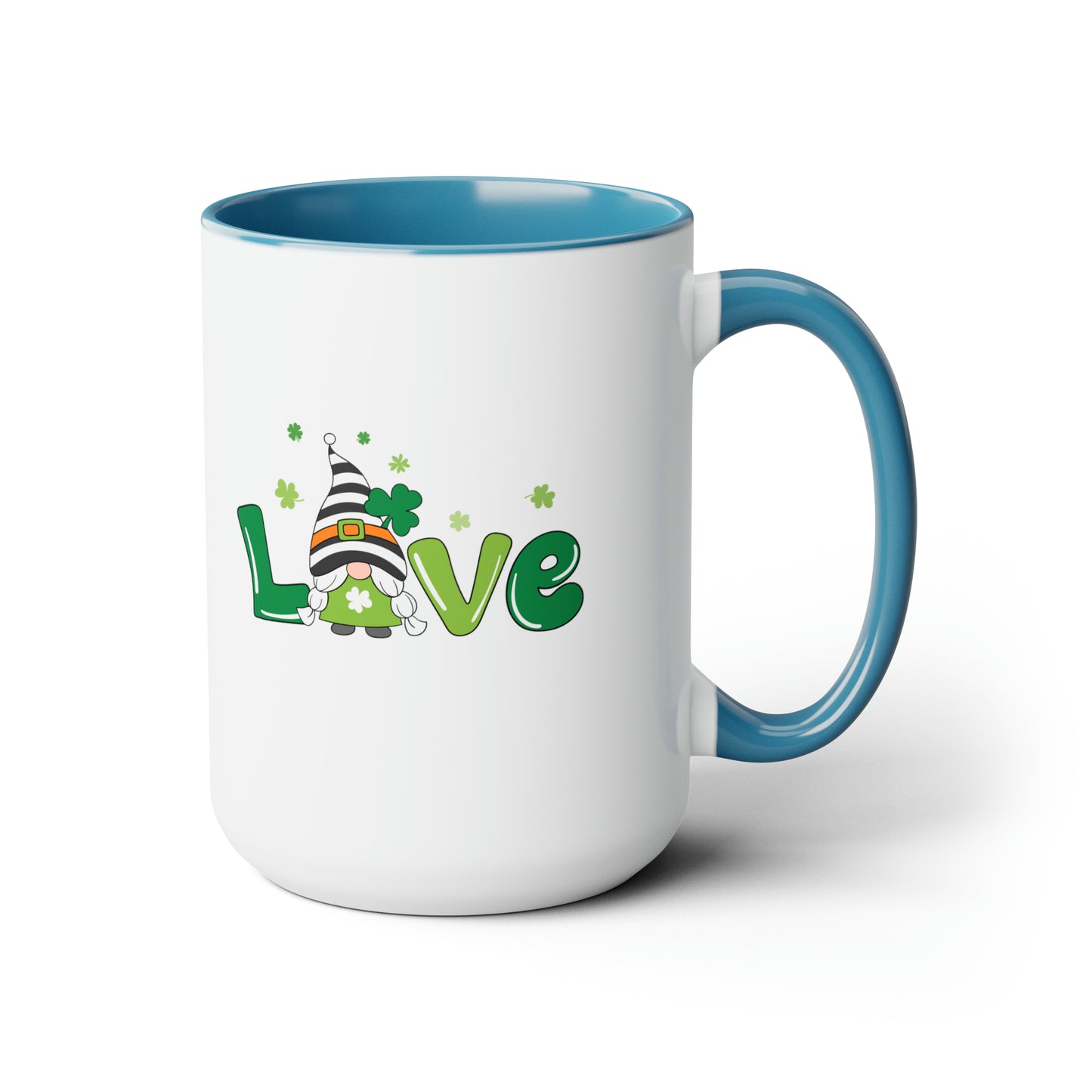 Gnome love mug Irish Love mug st Patrick's Day mug Valentines Day gift for her Coffee gift for him gift for her Mug wife Coffee tea 15oz