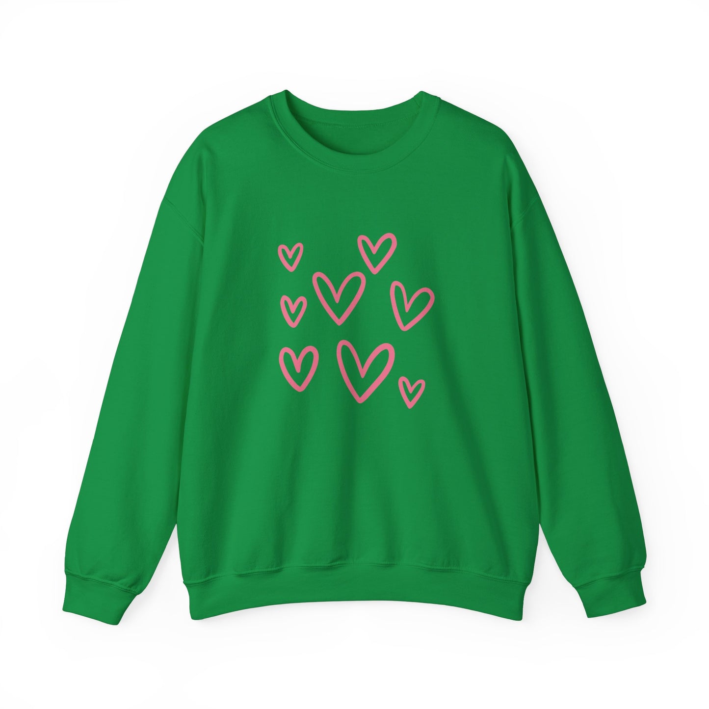 Heart Valentine's Day sweatshirt valentines shirt gift for her best friend gift galentine's day gift crewneck sweater women sweater love
