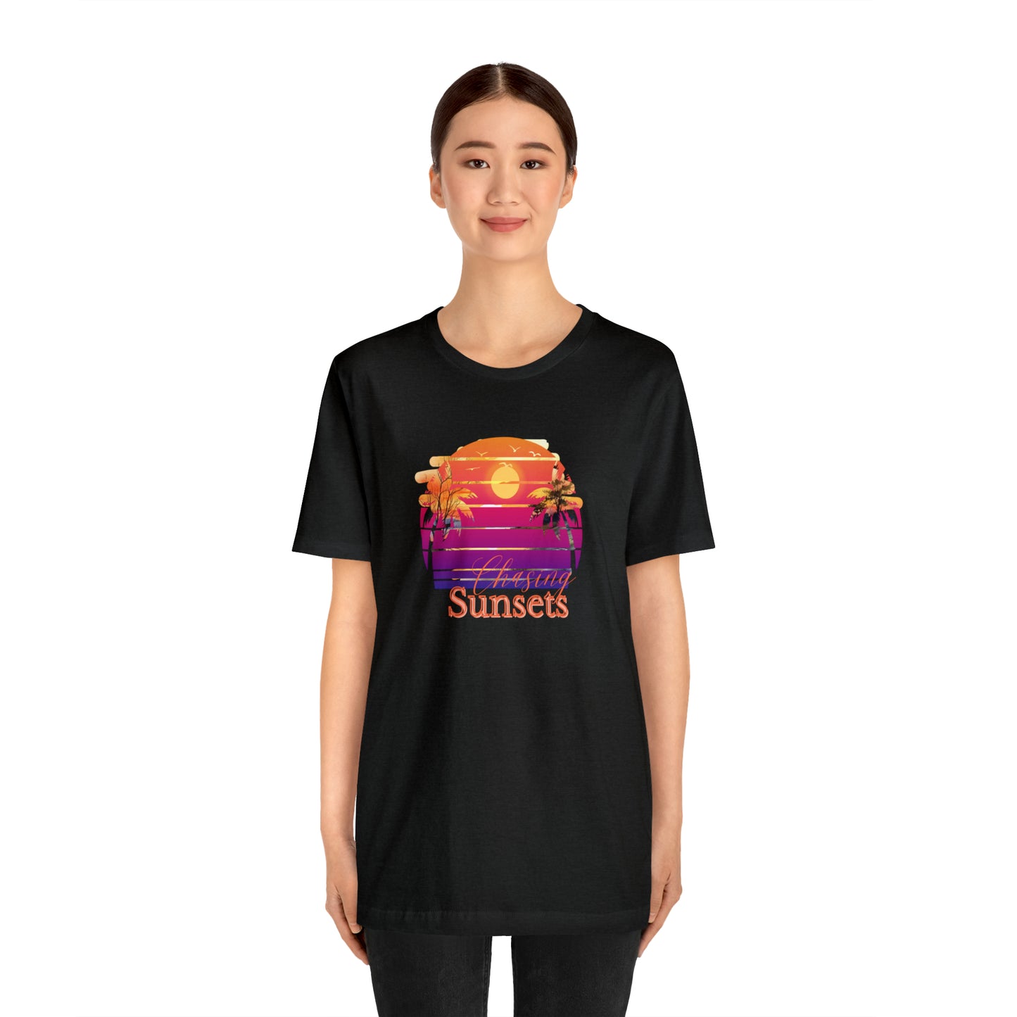 Chasing Sunsets shirt Life is an Adventure shirt Good vibes only shirt Adventurer shirt gift for her gift for him vacation shirt best friend