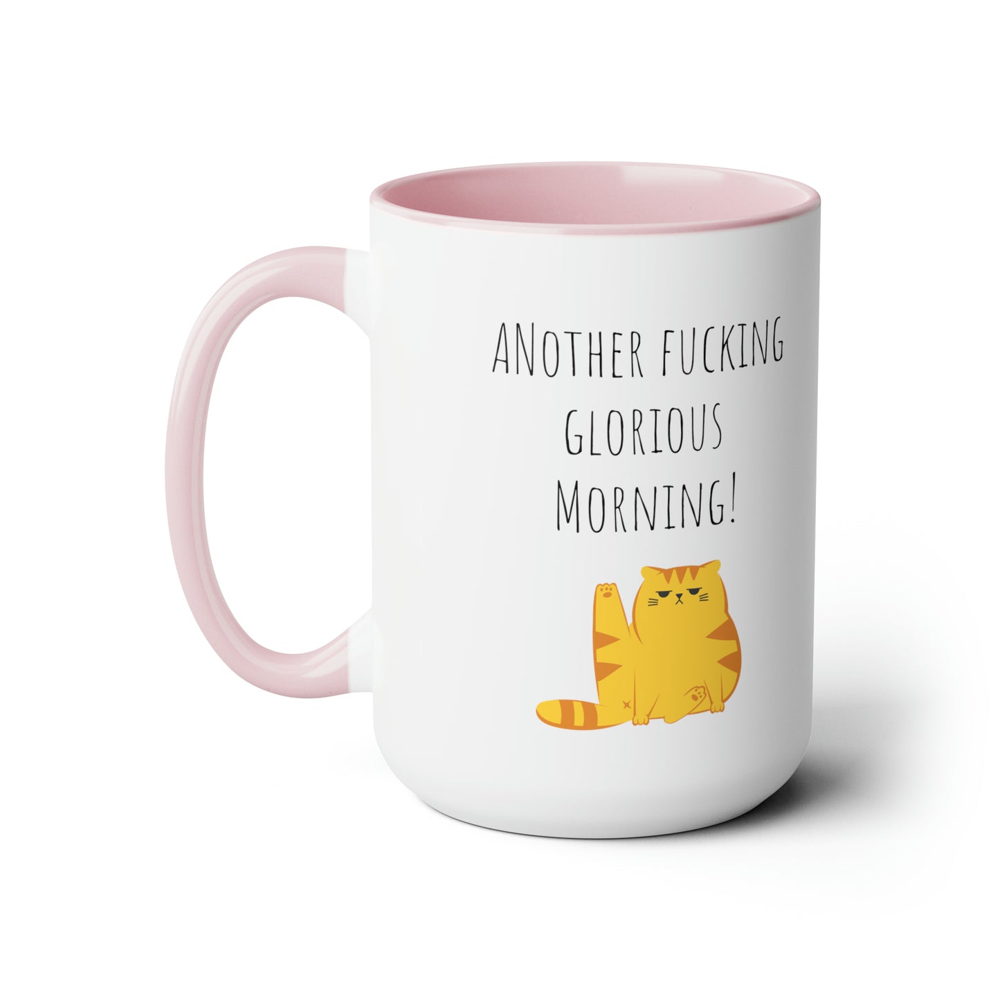 Funny grumpy cat mug funny Coffee Mug Fucking glorious morning mug cat mug gift for her Mug funny gift for wife tea Christmas gift 15oz