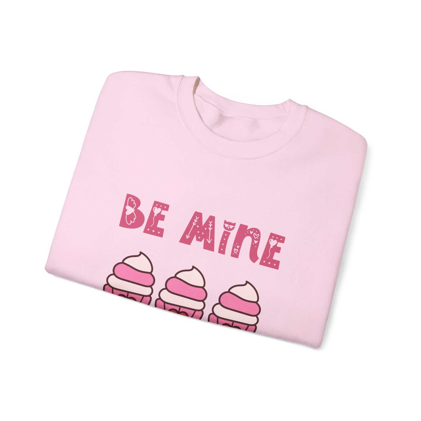 Be mine cupcake sweater valentines Day sweatshirt love sweater galentine's day gift best friend gift Unisex gift cupcake sweatshirt