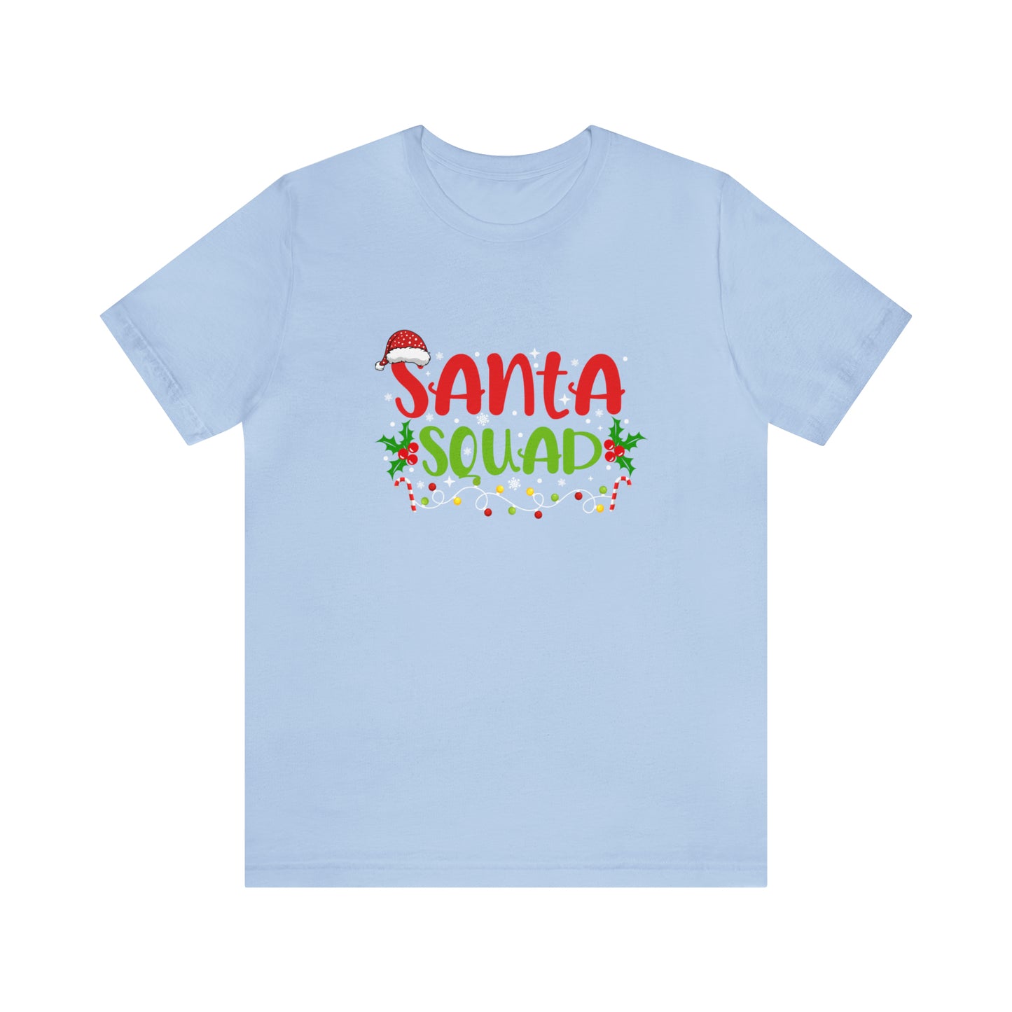 Santa's squad Matching Family Christmas Shirts Santa claus Hat family tshirts Family Christmas Shirt Xmas Tee Custom Christmas Tshirt photos