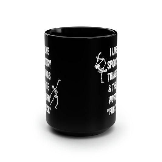Halloween mug Spooky mug I like spooky this and word fuck giftmerch office funny gift best friend gift Christmas
