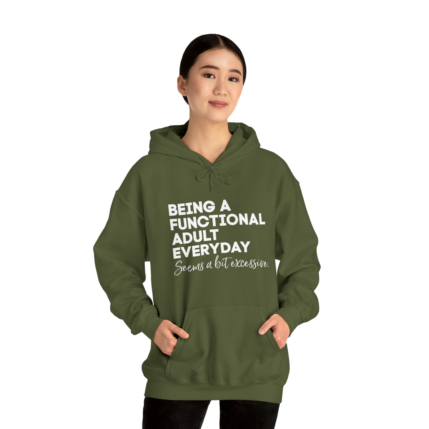 Being a functional adult sweater funny sweashirt birthday gift Christmas gifts Sweatshirt Gift for him Gift