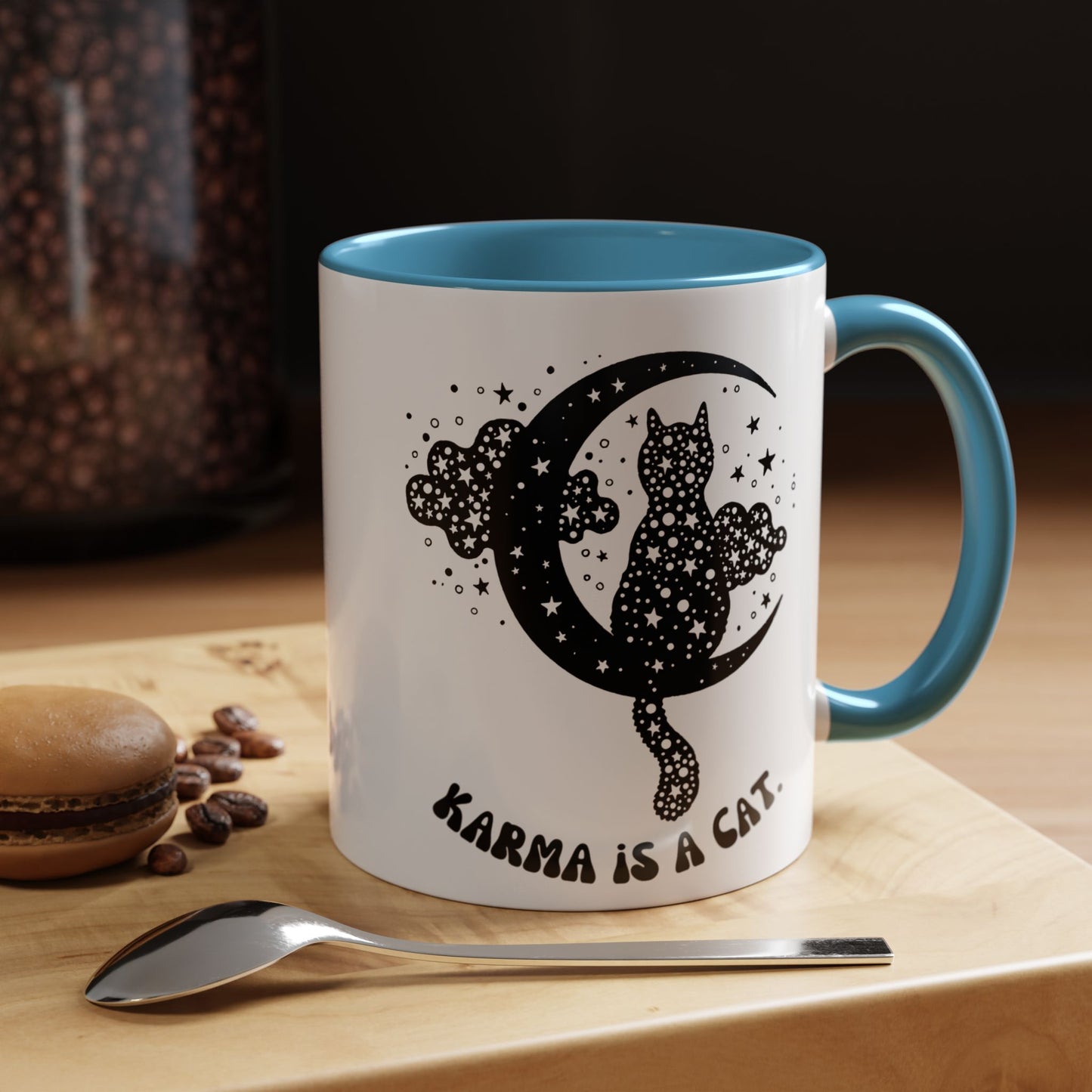 Karma is a cat cat mug Funny Cat Coffee Mug swift with My Cat Lover Cat Mug Funny Coffee Cup Cat Lady Gift Cat Lover Gift Cat Mom christmas