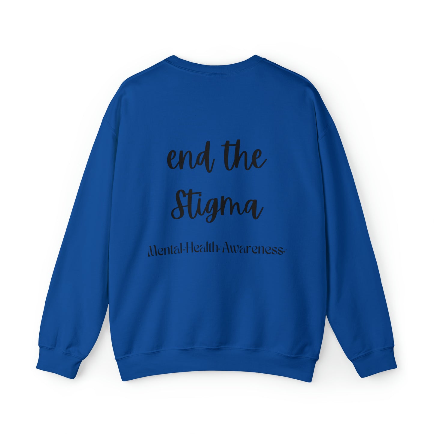 End the stigma sweater mental health awareness sweatshirt self care sweater anxiety sweatshirt psychologist tee Motivational shirt