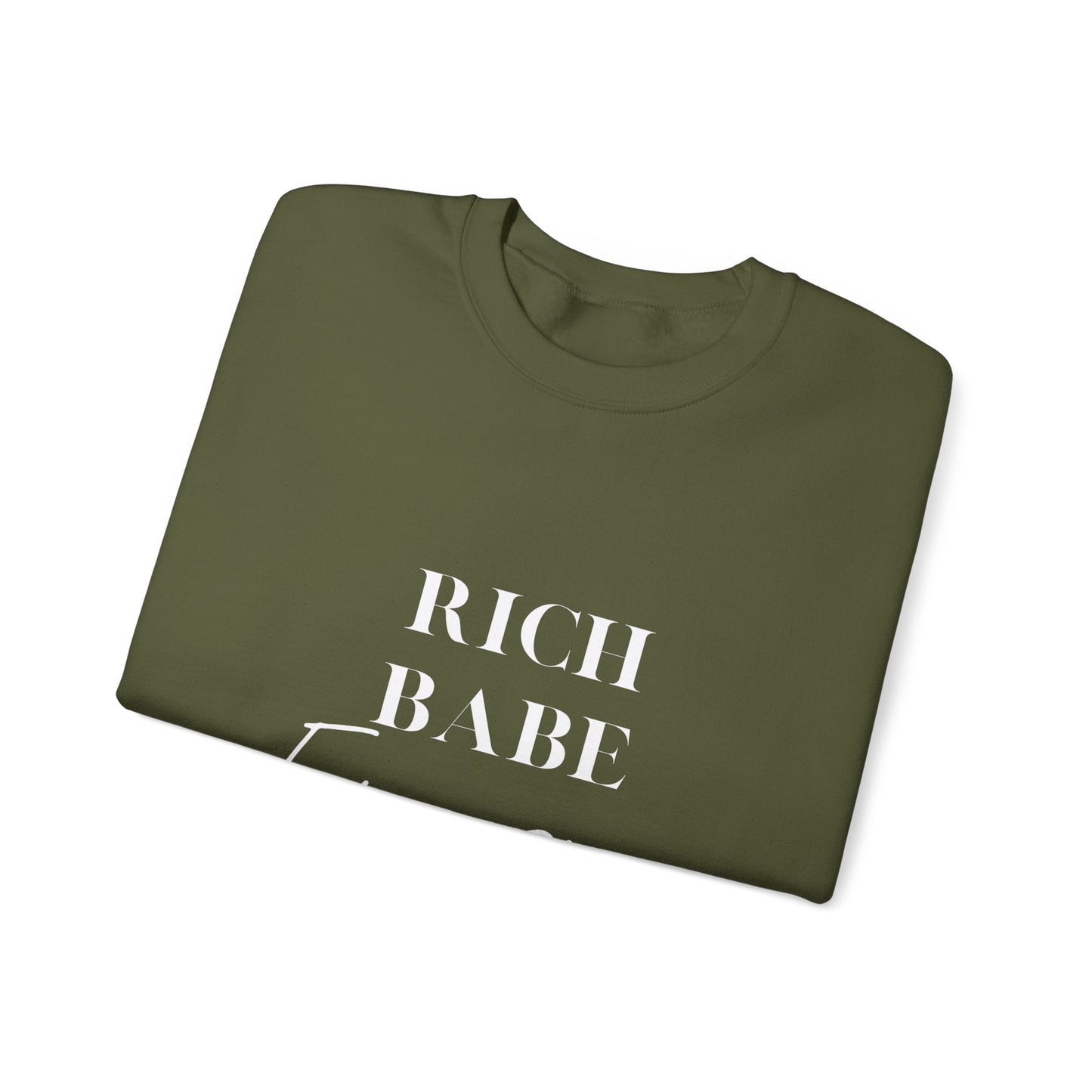 Rich Babe energy sweater funny gift for her bestie gift galentine sweater funny Valentine's sweater gift for him entrepreneur gift birthday