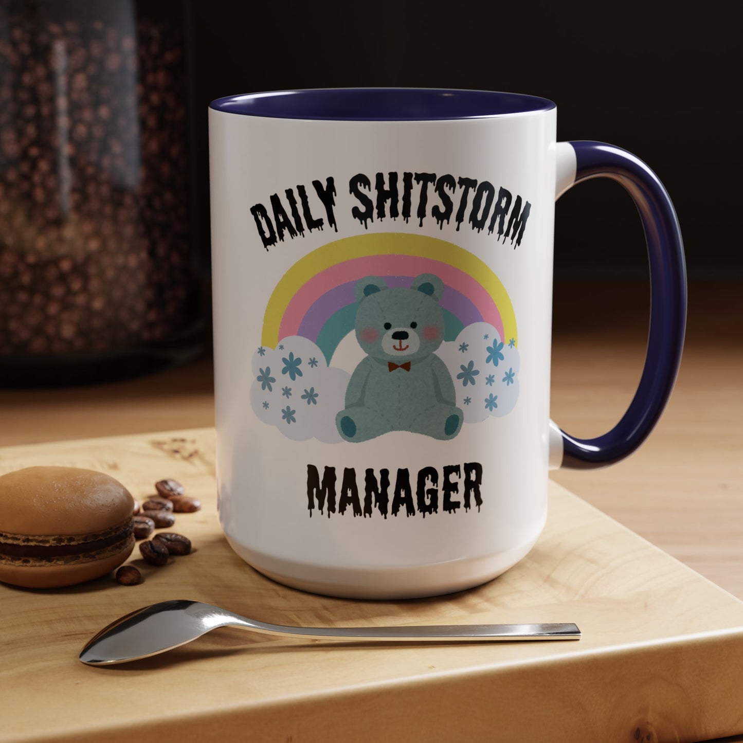 Christmas gift for manager gift for mom Daily Shitstorm Survivor's Club mug Funny Coworker Gift funny Boss Gift Christmas Office Gift Work