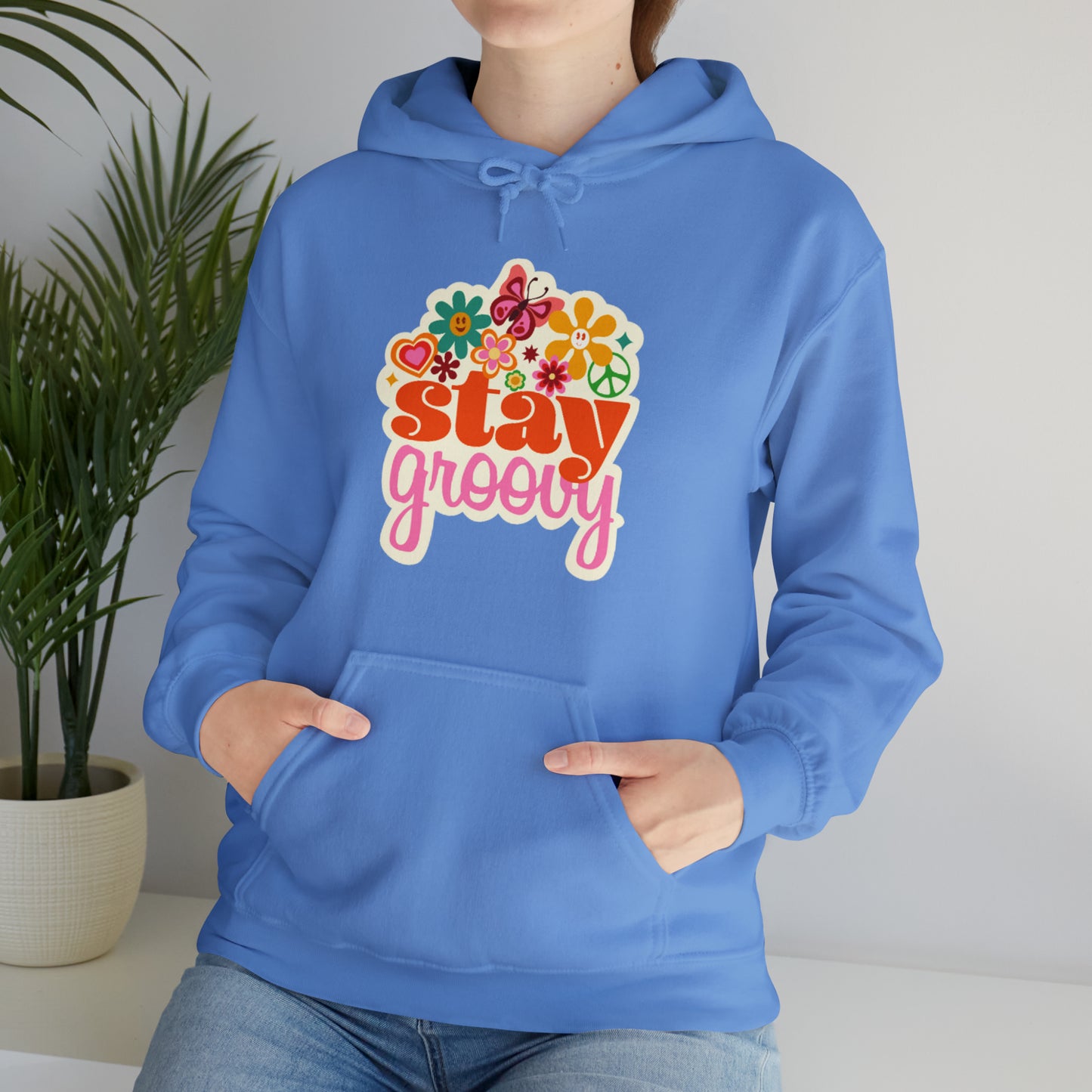 Stay Groovy Hoodie, Hippie Hoodie, good vibes hoodie, Fun Summer shirt, Birthday gift for her, Galantine gift for her,best friend gift, vac
