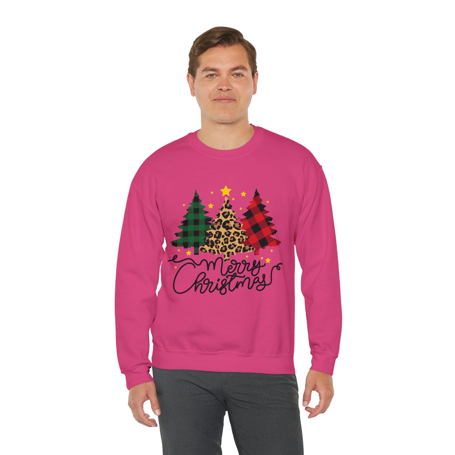 Festive AF sweater Pink Merry Bright Christmas Sweatshirt for Women Christmas Shirt Sweater Holiday Christmas gift for her gift for him
