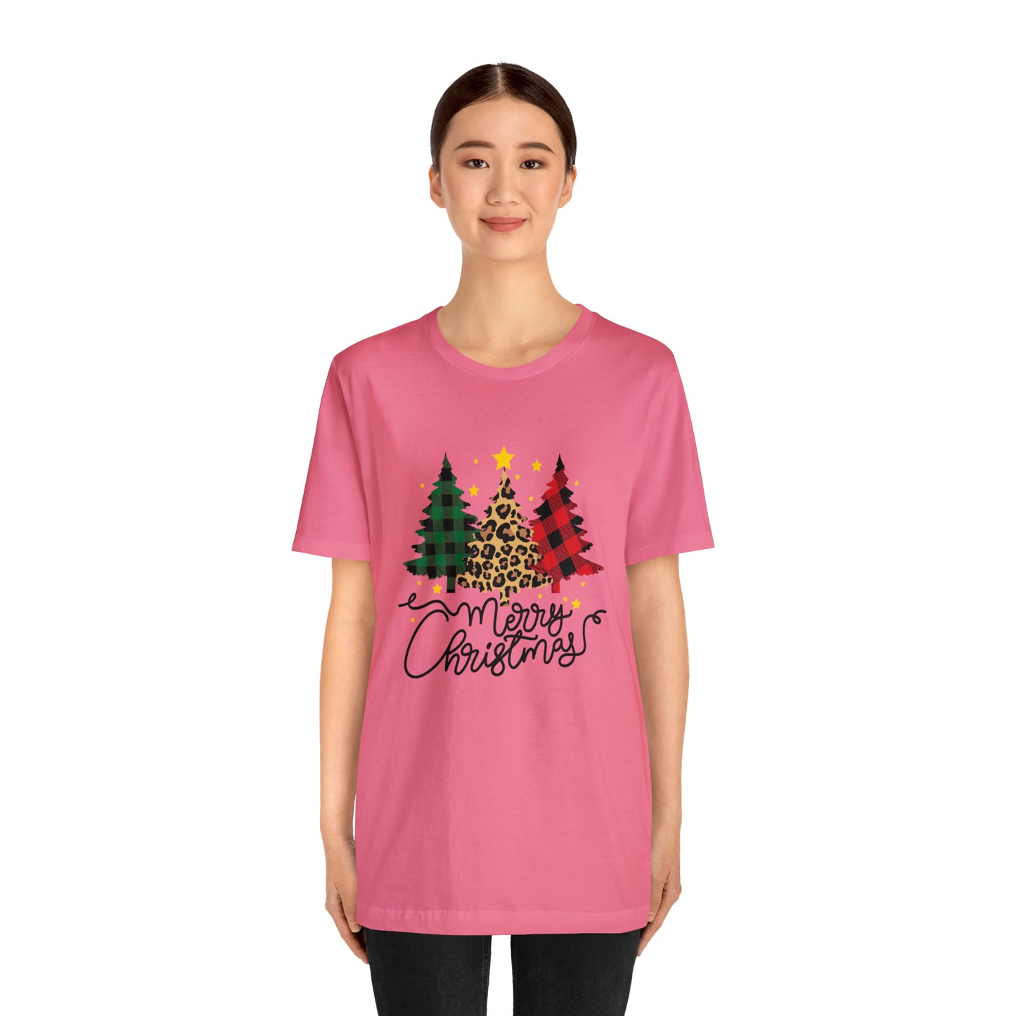 Festive AF shirt Pink Merry Bright Christmas Tshirt for Women Men Christmas Shirt Sweater Holiday Christmas gift for her gift for him Plaid