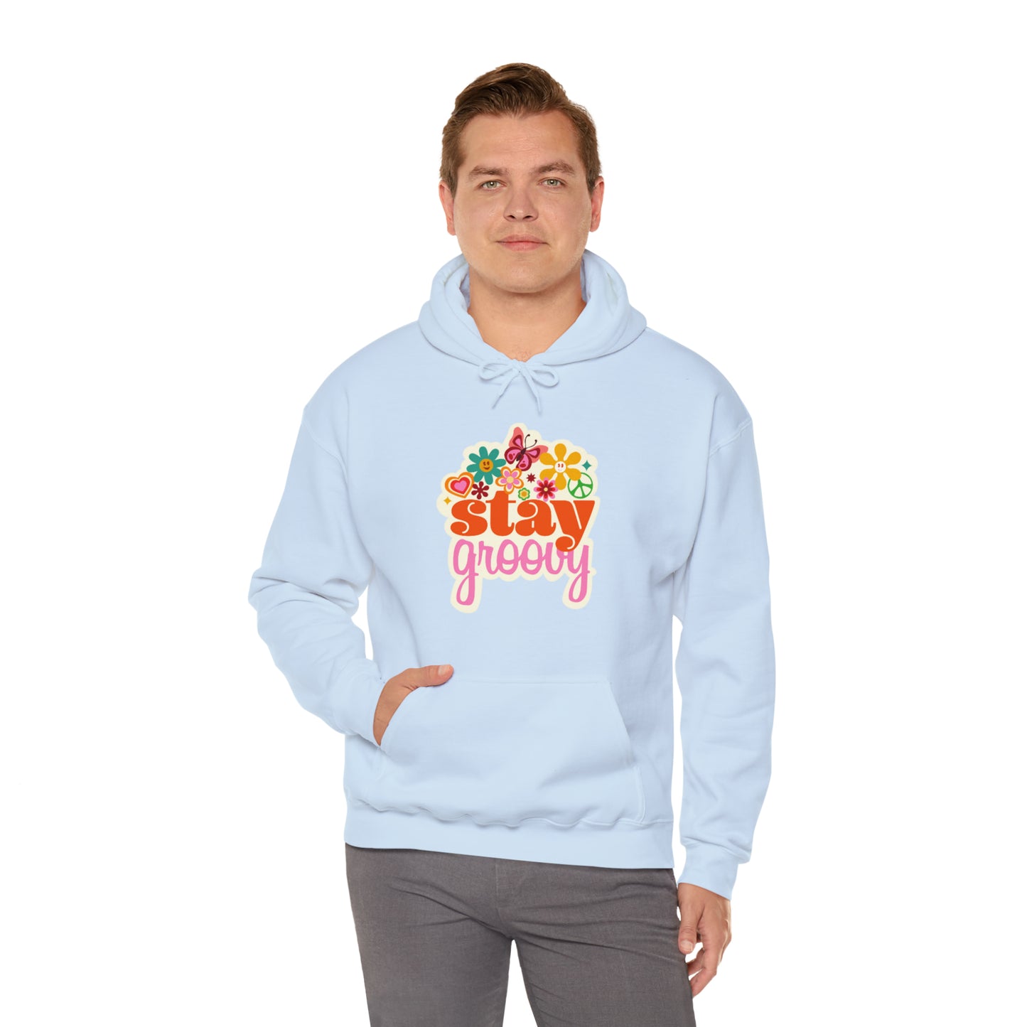 Stay Groovy Hoodie, Hippie Hoodie, good vibes hoodie, Fun Summer shirt, Birthday gift for her, Galantine gift for her,best friend gift, vac