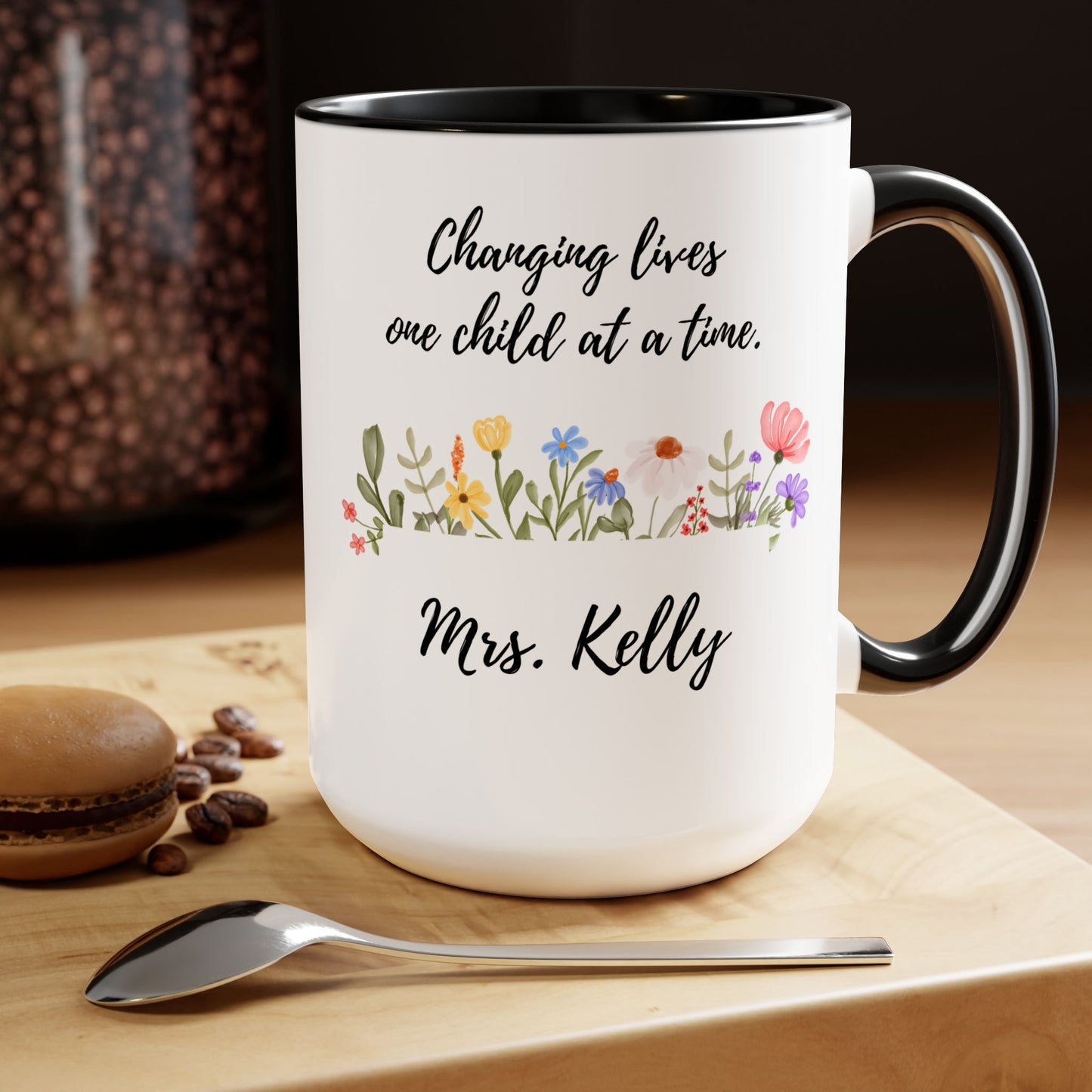 Custom teacher name mug personalized teacher gift teacher vibes gift for him Supervisor mug Coffee Mug gift for her Mug wife Coffee Mugs