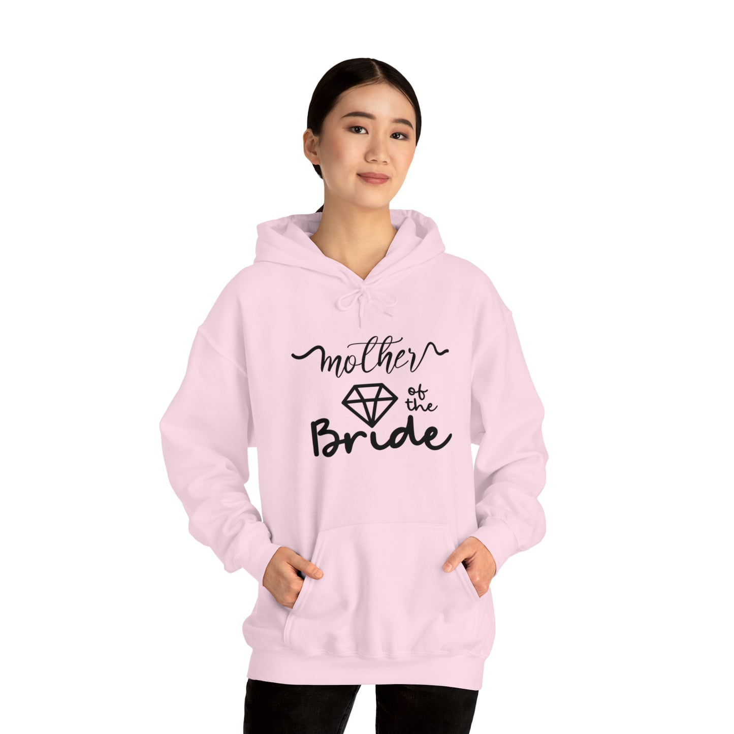 Mother of the bride Hoodie, bridal party clothes, wedding shower gift, Birthday gift for her, Pink gift, Galantine gift for her, unisex