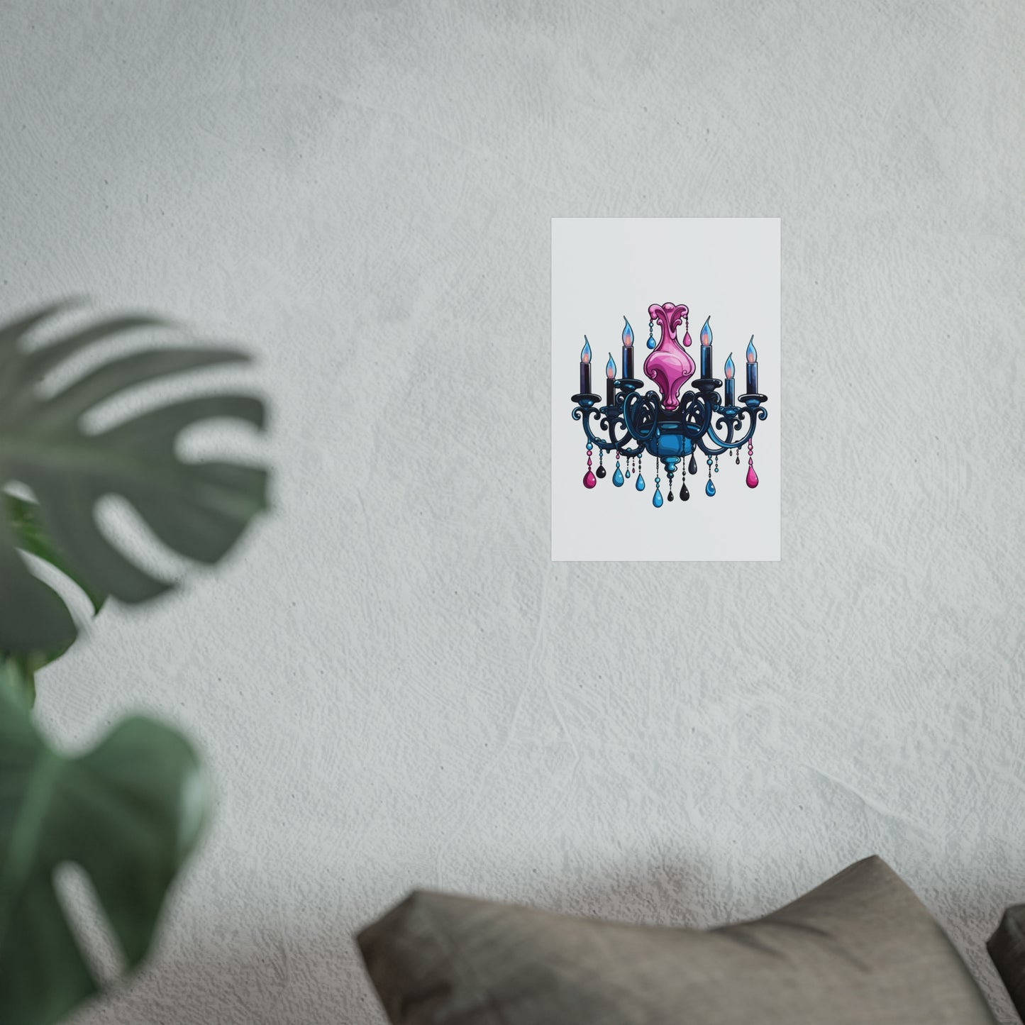 Chic Chandelier Fine Art Poster - Elegant Wall Decor for Home & Office, wall art