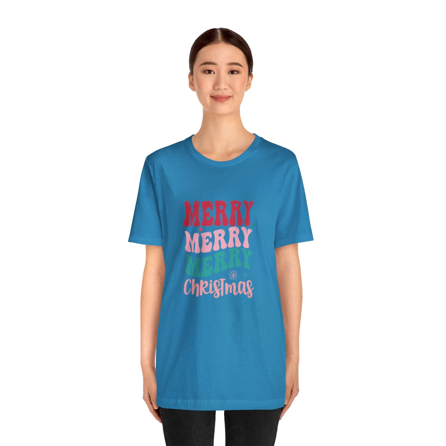 Merry Merry Christmas shirt Christmas gift for her Matching Family Christmas Shirts Family Christmas Shirt Matching Xmas Tees Christmas Tee