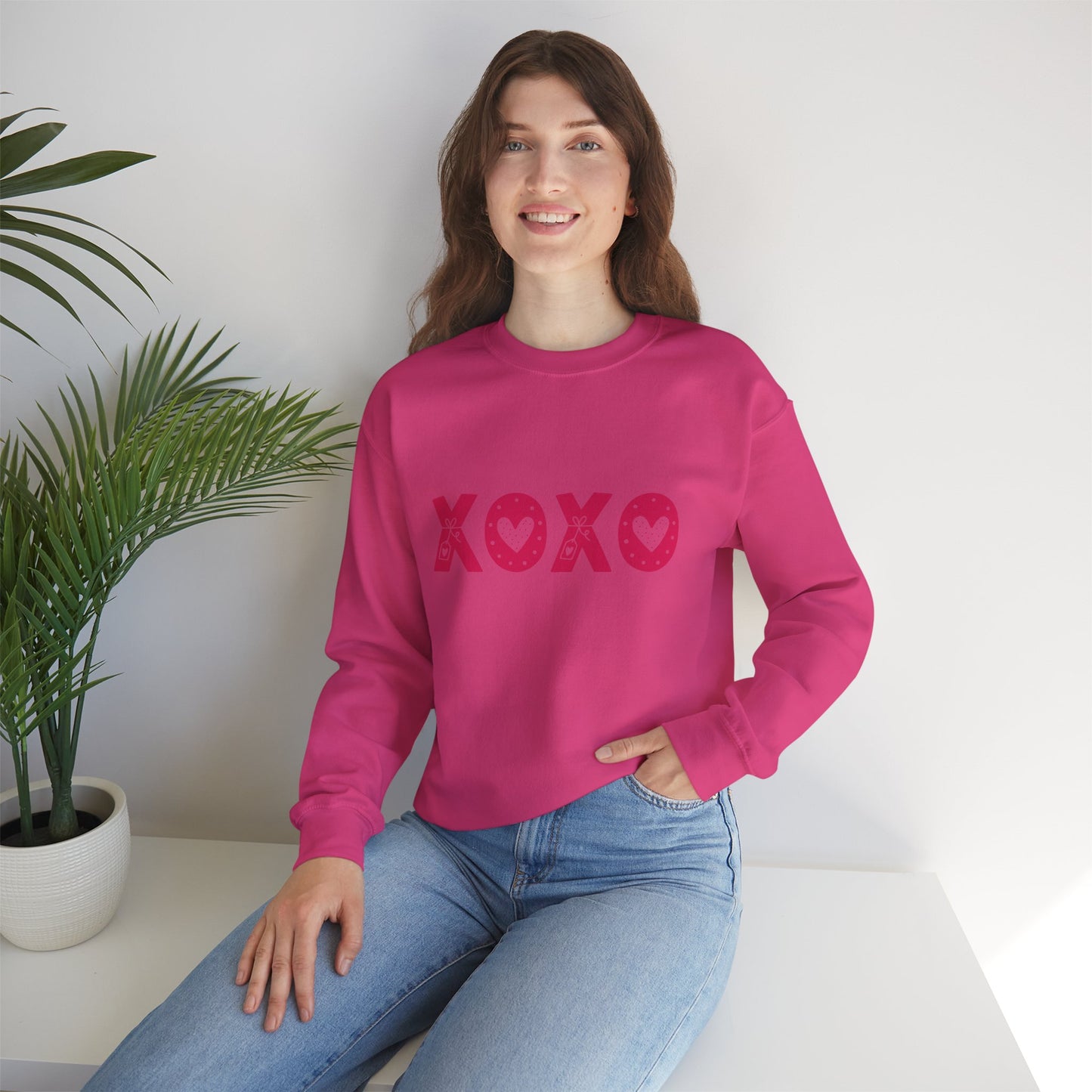 Xoxo valentines Day sweatshirt valentines Day shirt love sweater best friend gift Unisex gift funny Valentine's Day gift for him