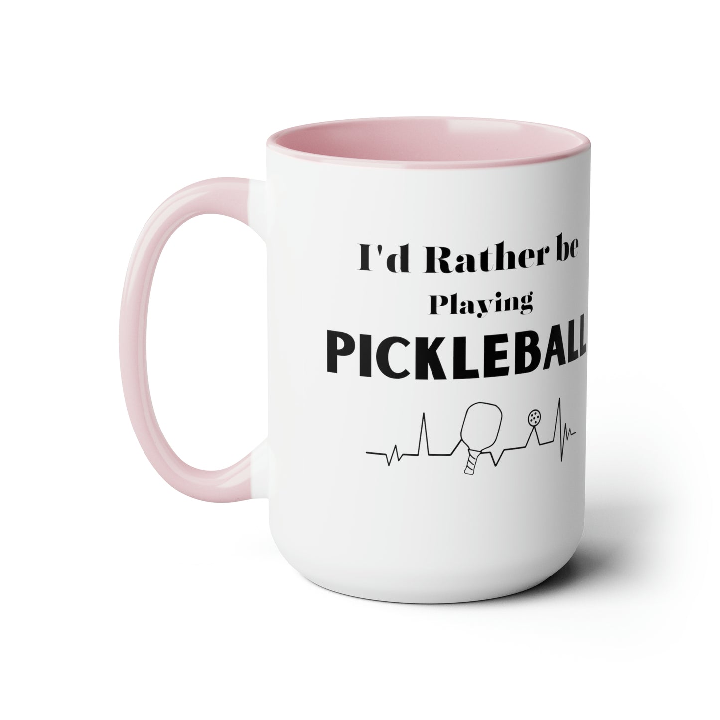 I'd rather be playing pickleball mug pickleball lover Daddy mug gift for her gift for him Coffee Mug pregnancy reveal gift wife Coffee tea