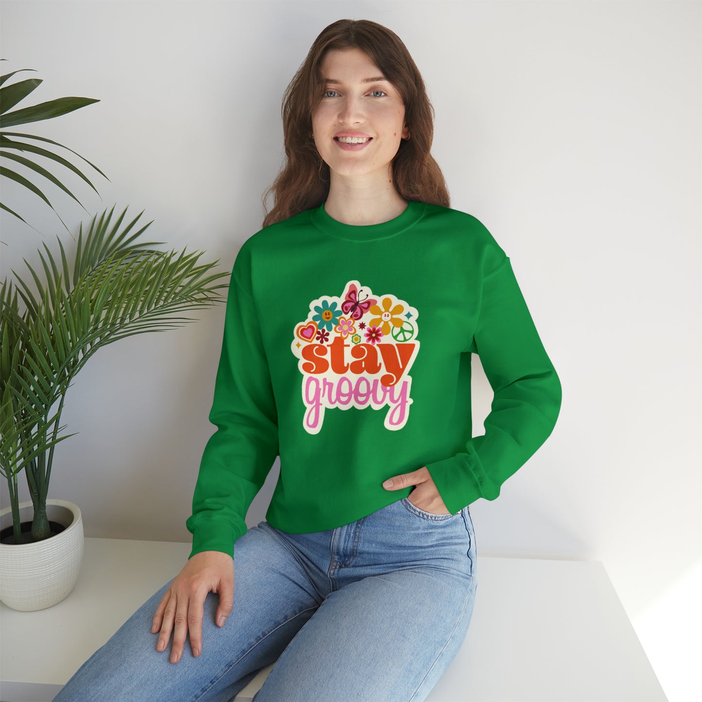 Stay Groovy sweatshirt, good vibes sweater, love inspire sweatshirt mode sweater, Homeschooling sweatshirt mom shirt, shirt unisex gift