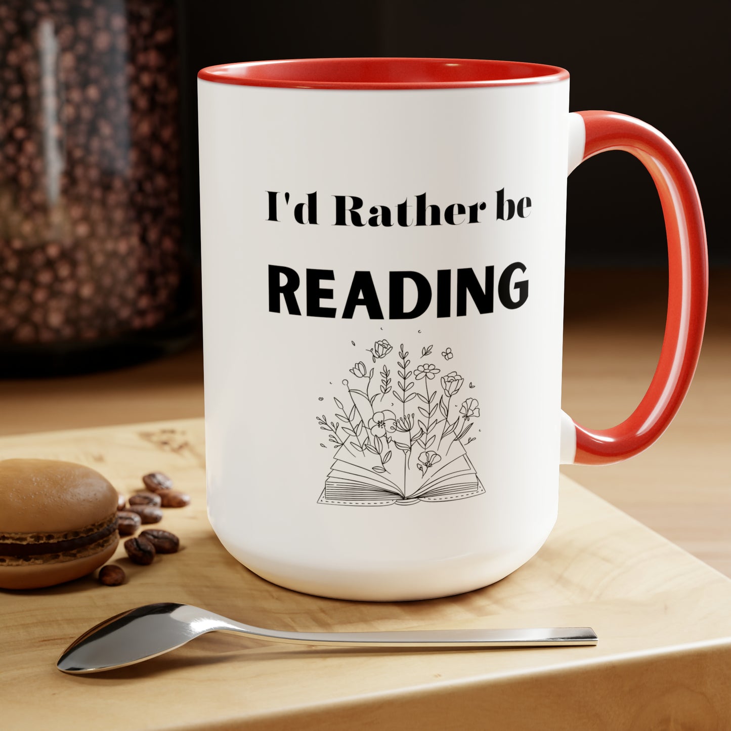 I'd rather be reading mug reading lover gift coffee mug gift for her love you daughter gift Coffee lover Mug chocolate mug gift for him