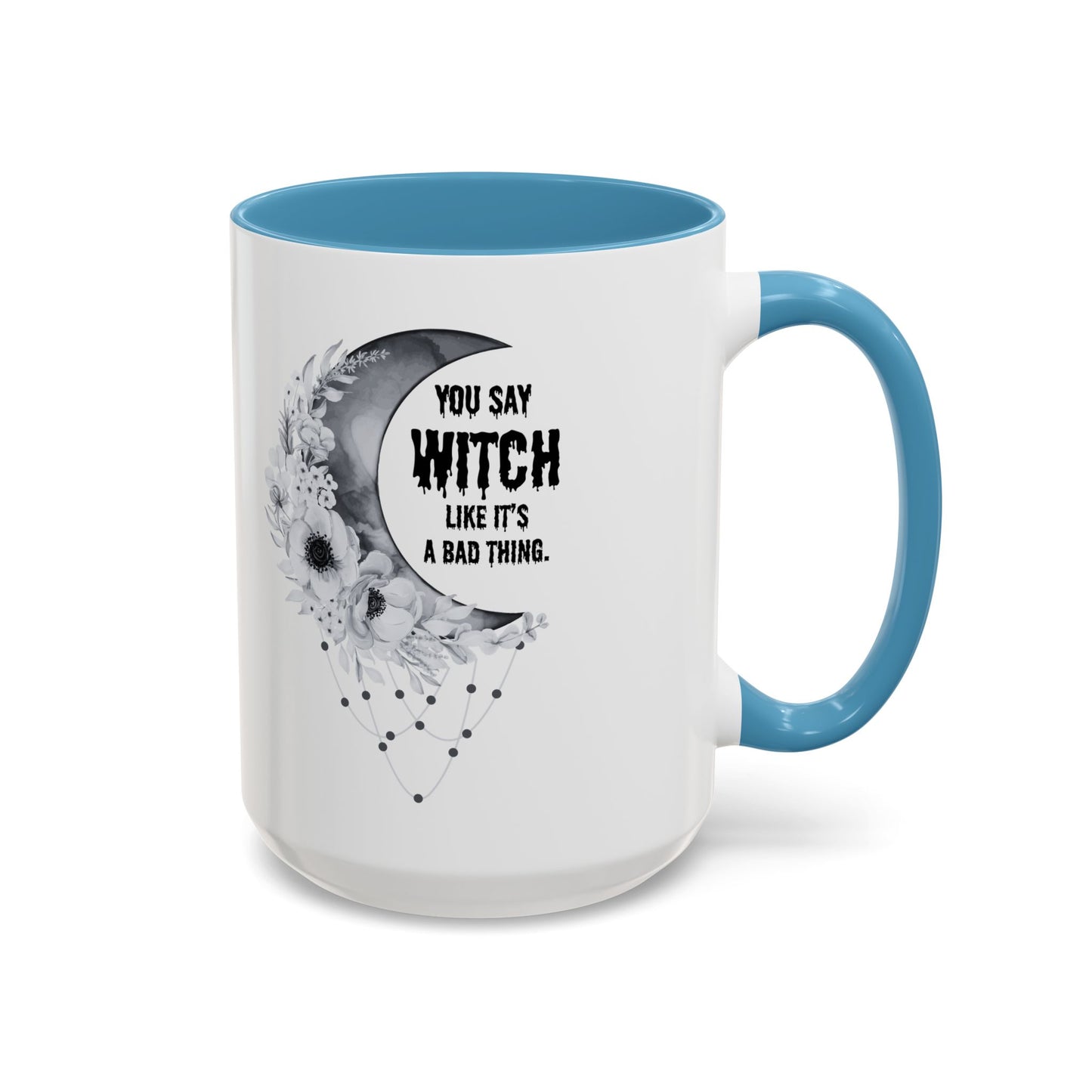 Witch mug Halloween mug Spooky things mug office funny gift best friend gift Christmas word fuck sarcastic humour gift Coffee Mug(11, 15oz)