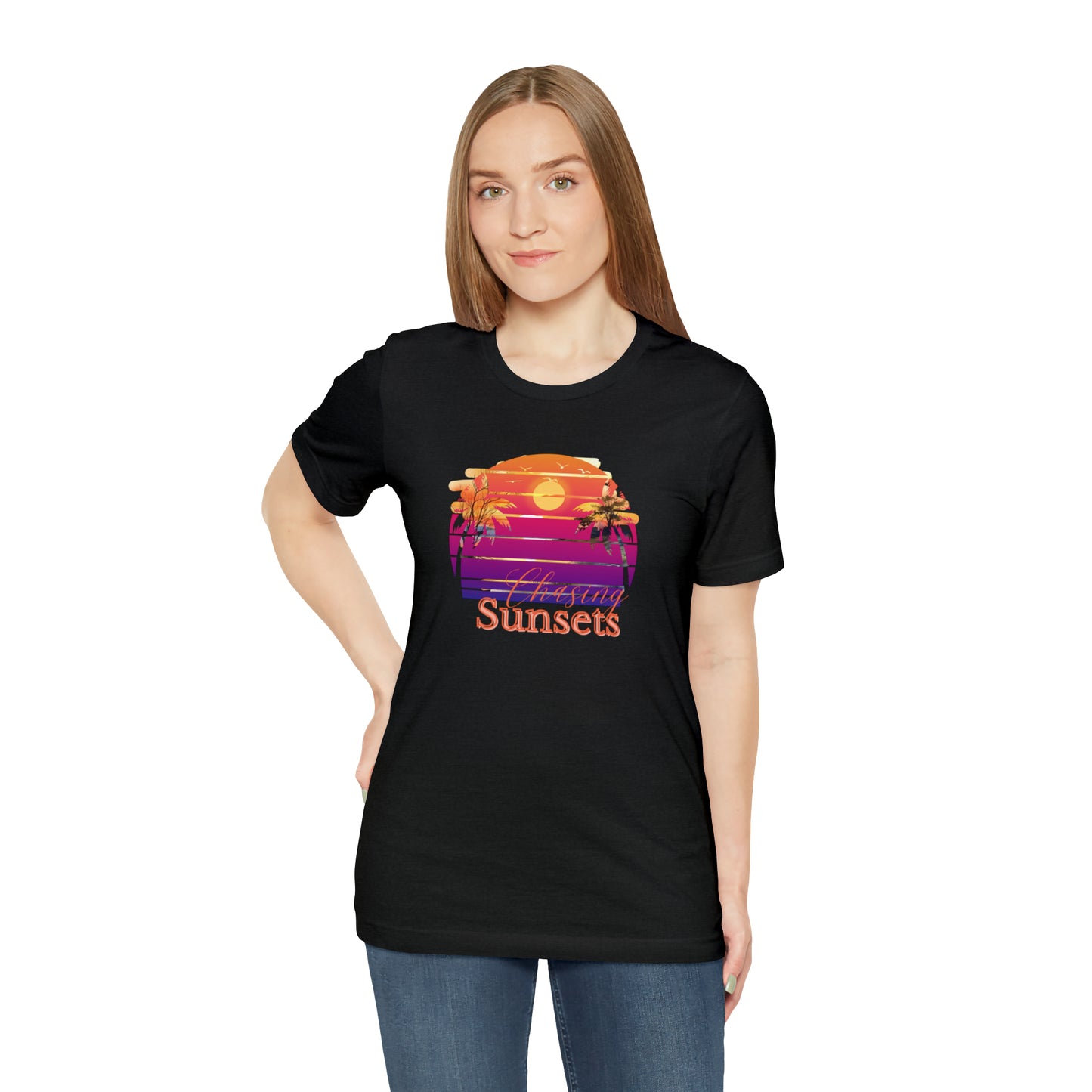 Chasing Sunsets shirt Life is an Adventure shirt Good vibes only shirt Adventurer shirt gift for her gift for him vacation shirt best friend