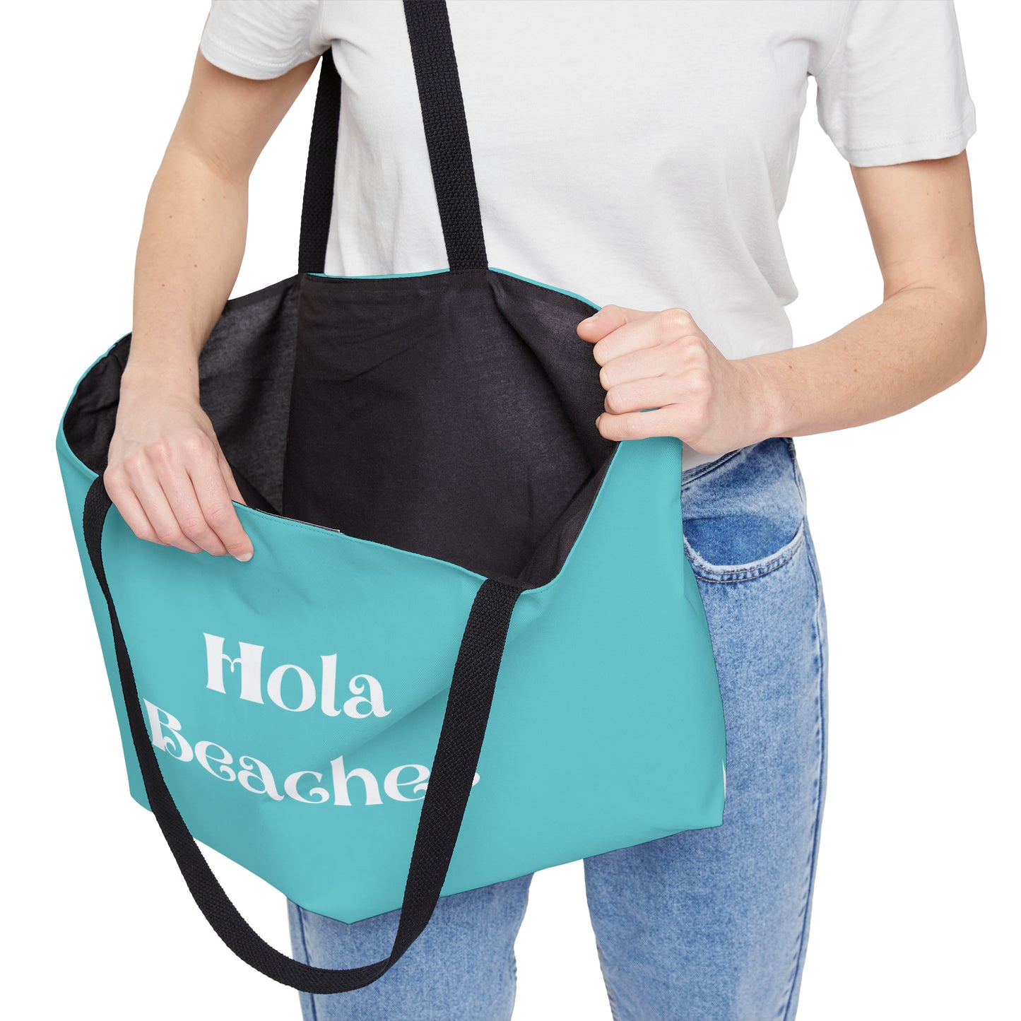 Hola beaches Bag, Let the adventure begin, Bachelorette Party Favors, Bridesquad Personalized Bag, Wedding Gifts, Wedding Gifts, Weekender