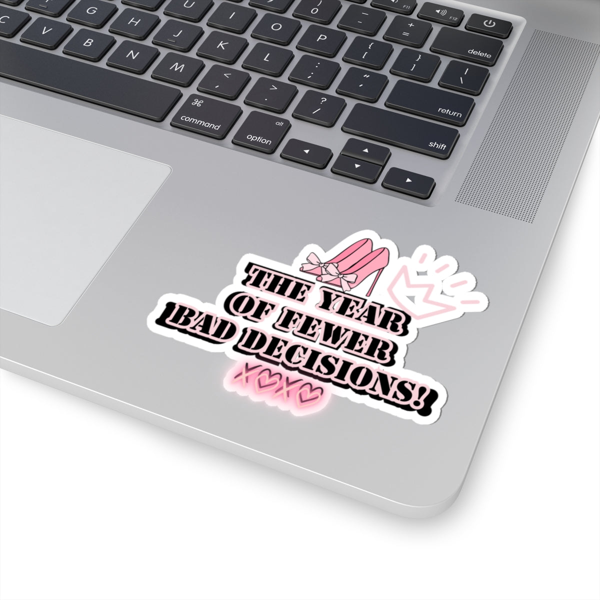 Girlboss sticker motivational sticker year of fewer bad decisions pink heels sticker funny Beautiful sticker loved gift for her sticker vday