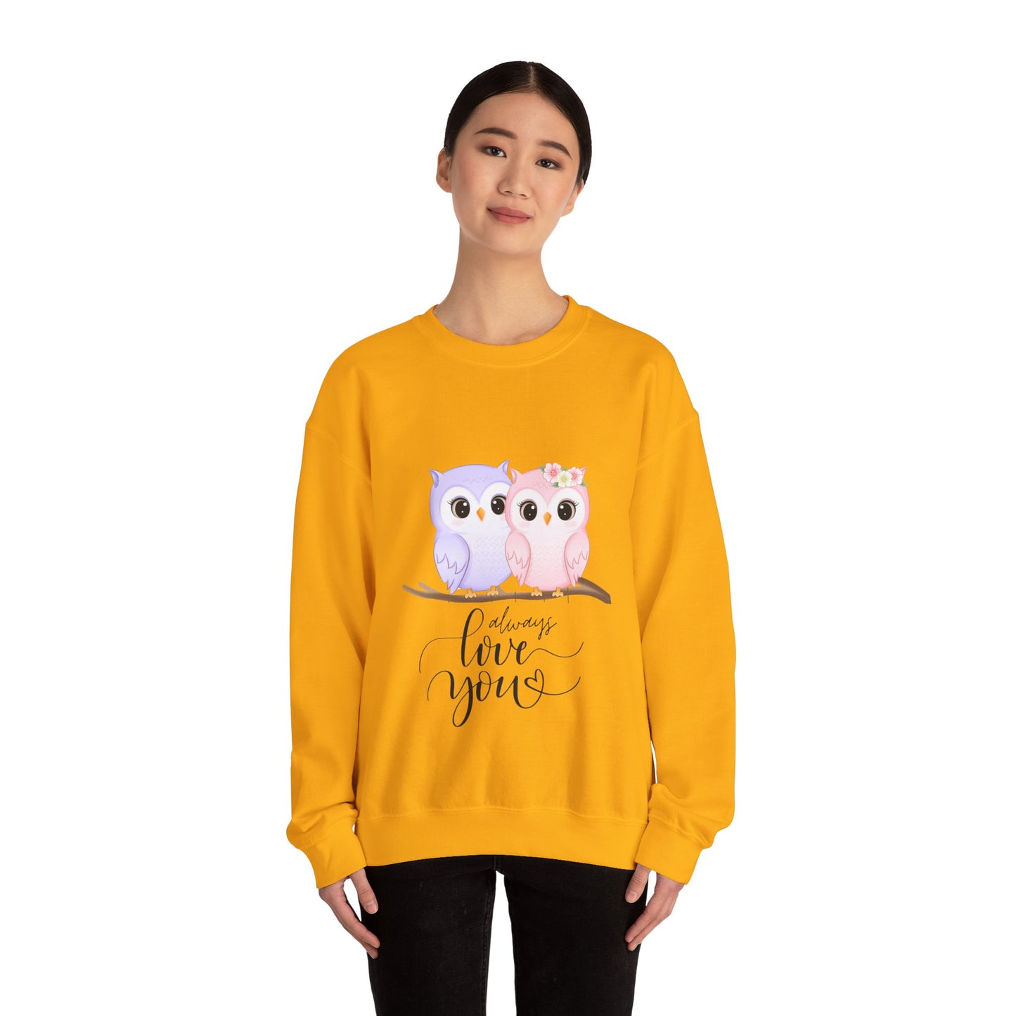 Owl always Love sweater valentines Day sweatshirt valentines day shirt best friend gift for her owl sweater Love shirt unique holiday gift