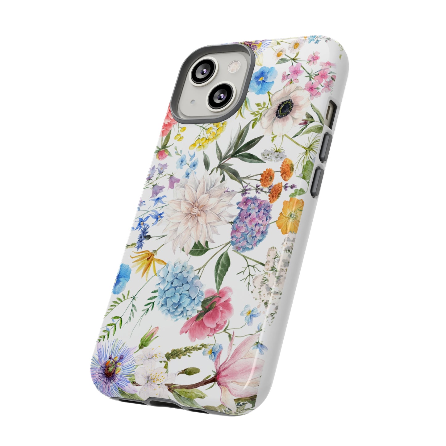 Floral phone case mother's day gift best friend gift for her gift for him flower cell phone cases Tough Cases