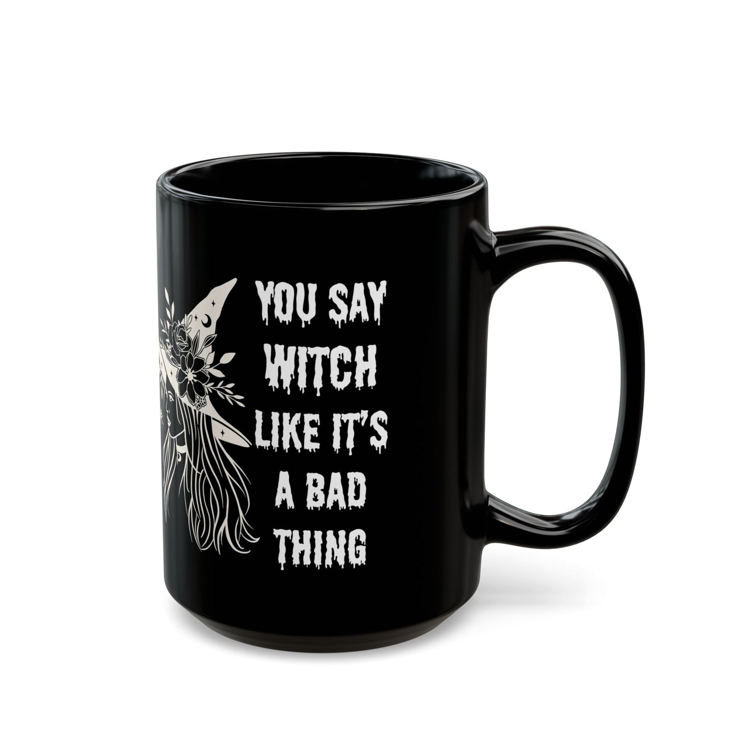 Halloween mug Witchy gift Spooky things mug I like spooky this and word fuck funny gift best friend gift Christmas Black Mug (11oz, 15oz)