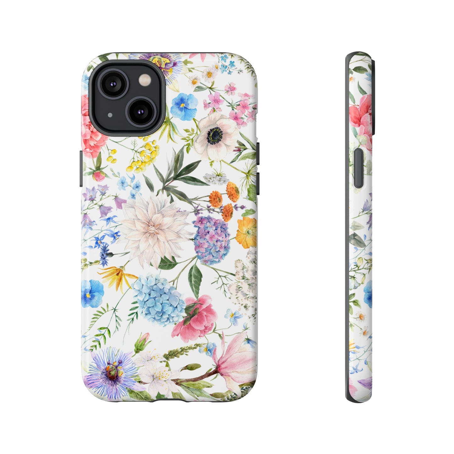 Floral phone case mother's day gift best friend gift for her gift for him flower cell phone cases Tough Cases