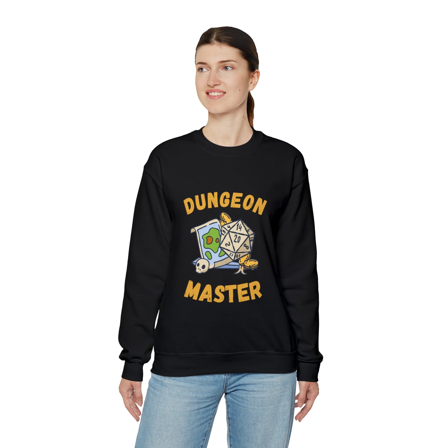 Dungeon Daddy sweatshirt, DnD Dungeon Dad Shirt,Fathers Day Gift,Bday or Xmas Gift, Dungeons and Dragons Clothing for HimChristmas gift