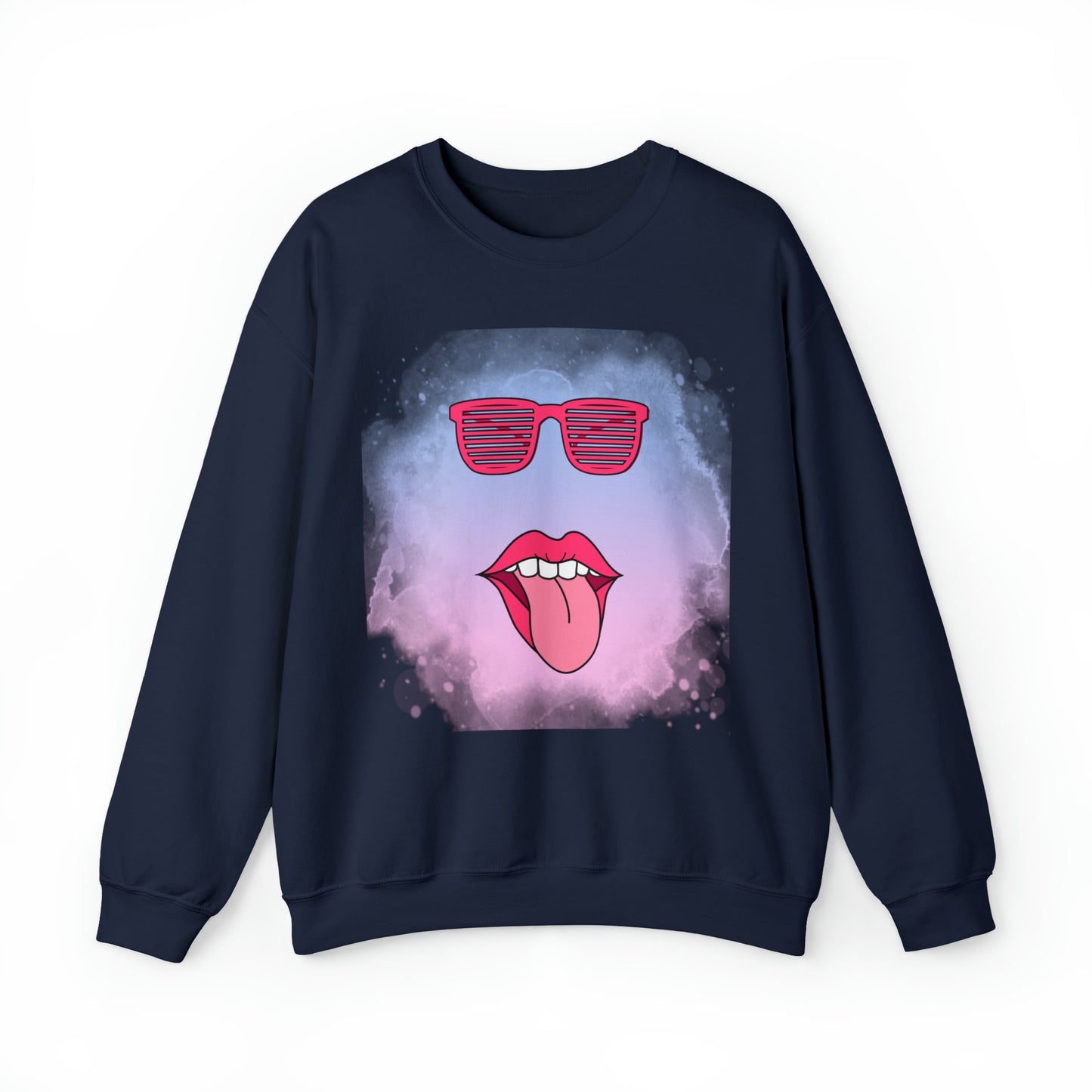 Lip Sunglasses Hoodie, Bubble Gum kiss Hoodie, Fun Summer shirt, Birthday gift for her, Galantine travel sweatshirt, Unisex