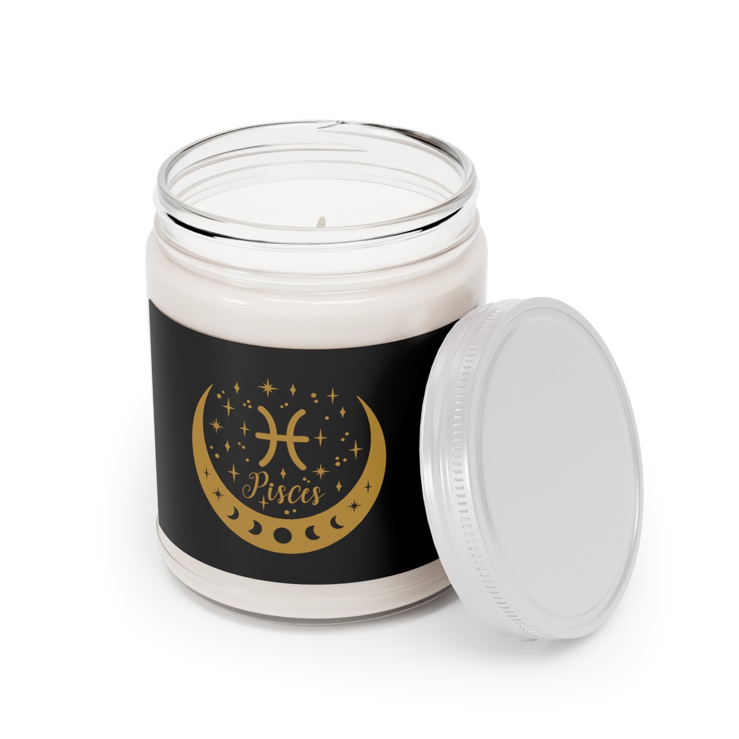 Gift for Pisces candle black and gold candle best friend candle gift for bridesmaids gift best friend gift for her gift for him