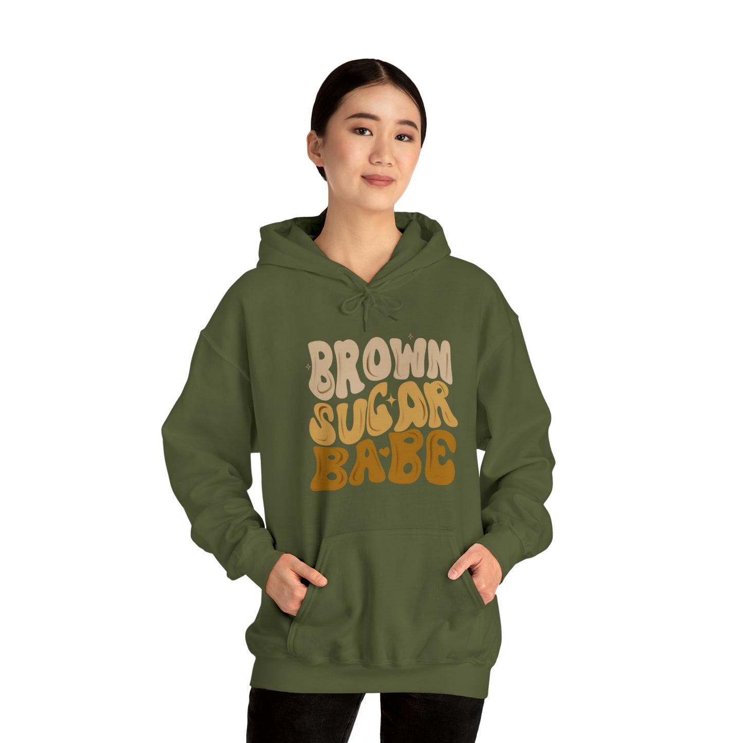 Brown sugar babe hoodie, gift for her, best friend gift, birthday vacation, Unisex Heavy Blend Hooded Sweatshirt
