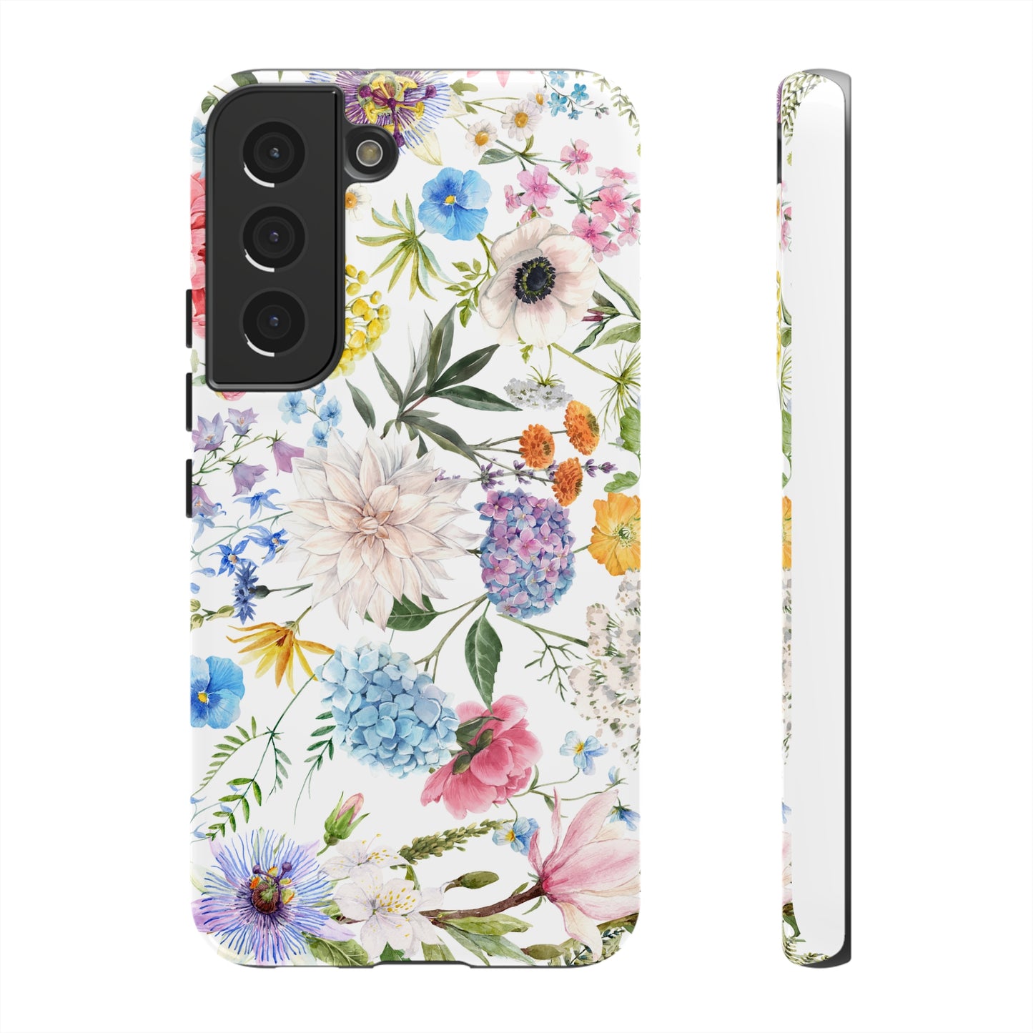 Floral phone case mother's day gift best friend gift for her gift for him flower cell phone cases Tough Cases