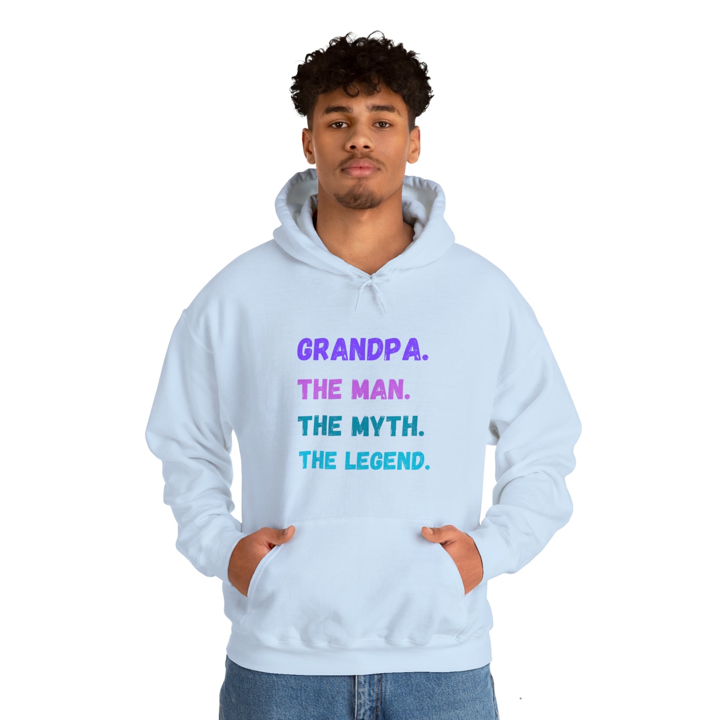 Grandpa Hoodie the man the myth the legend t-shirt, gift for Dad and me shirts, Father's day gifts, best friend, Christmas gift for dad