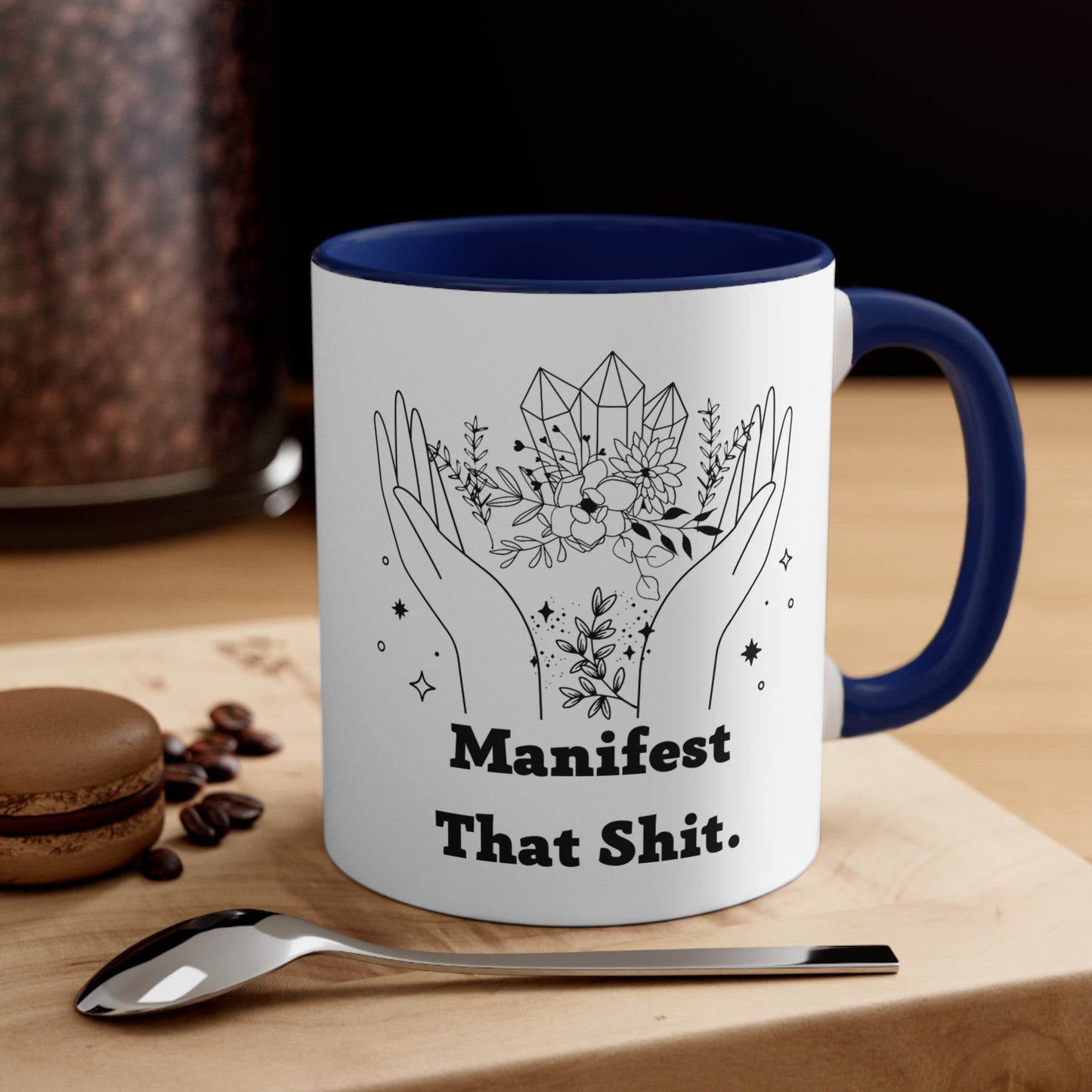 Manifest that shit mug spiritual motivational gift birthday gift custom mug gift for best friend coffee tea gift for her gift for him 11oz