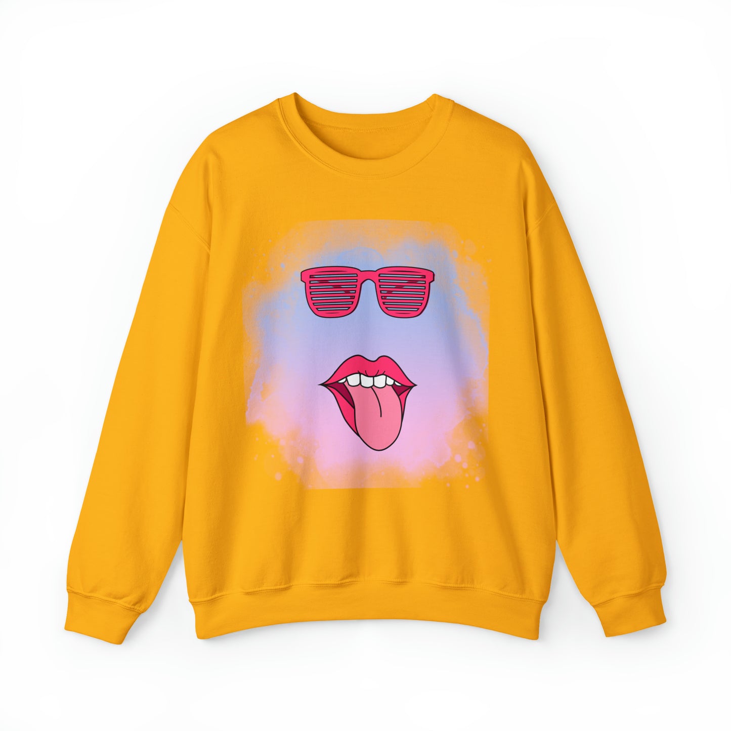 Lip Sunglasses Hoodie, Bubble Gum kiss Hoodie, Fun Summer shirt, Birthday gift for her, Galantine travel sweatshirt, Unisex