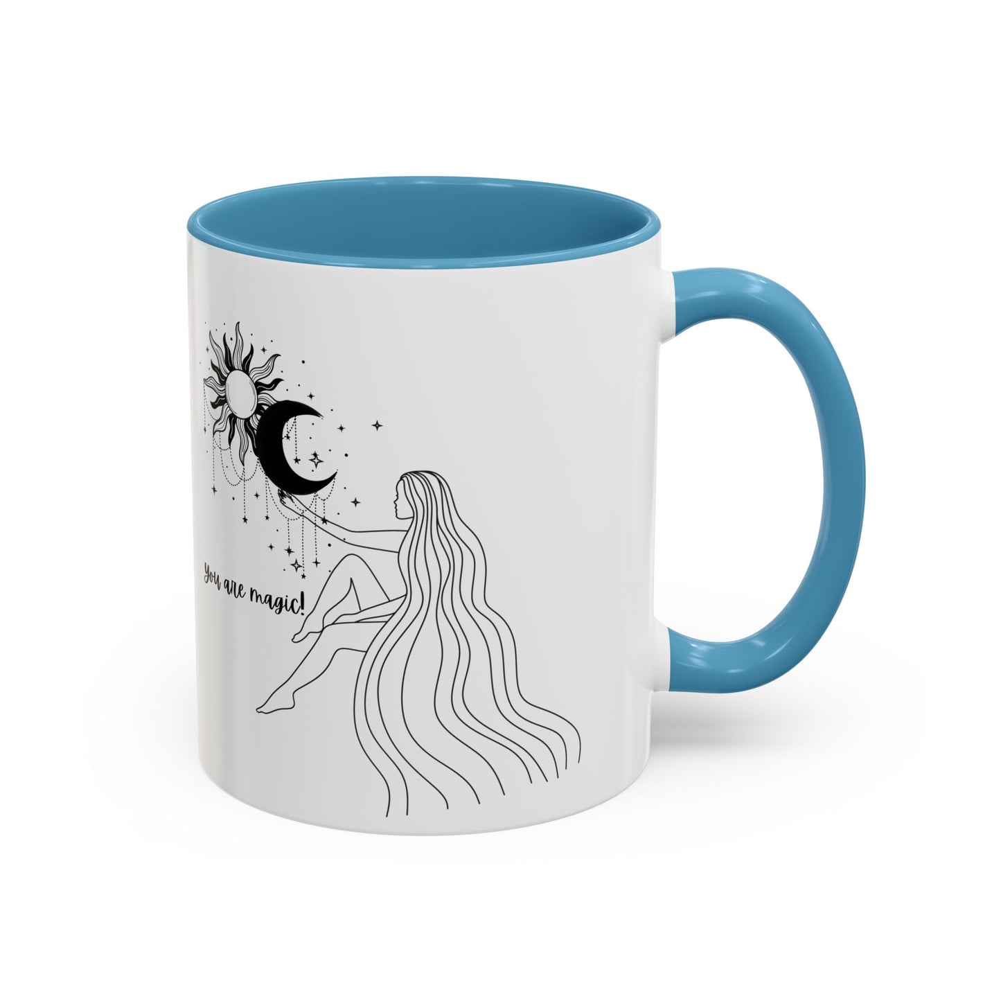 You are Magic mug coffee mug Spiritual gift moon mug witchy mug Goddess gift supervisor mug office bestie gift Boss Christmas gift for her