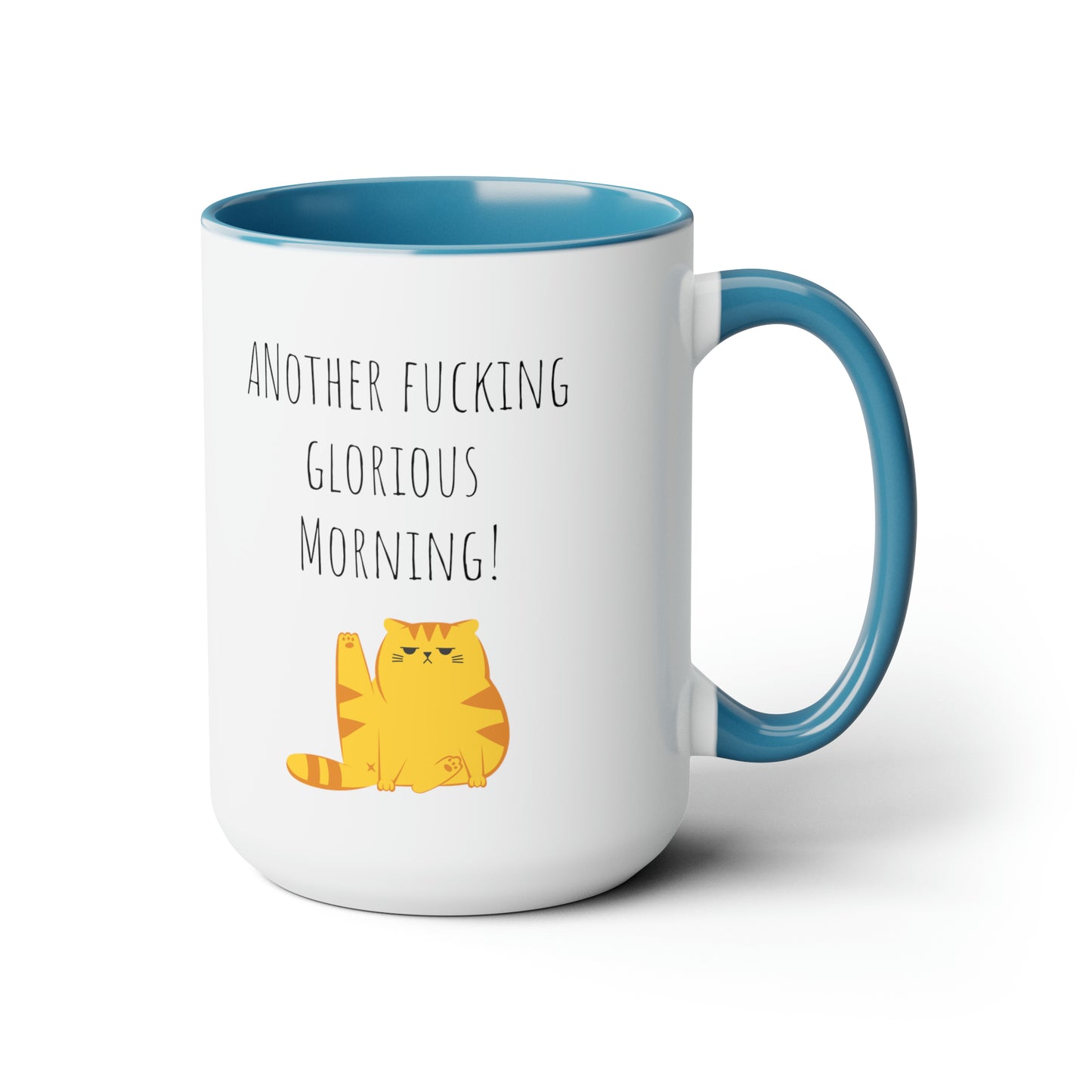 Funny grumpy cat mug funny Coffee Mug Fucking glorious morning mug cat mug gift for her Mug funny gift for wife tea Christmas gift 15oz